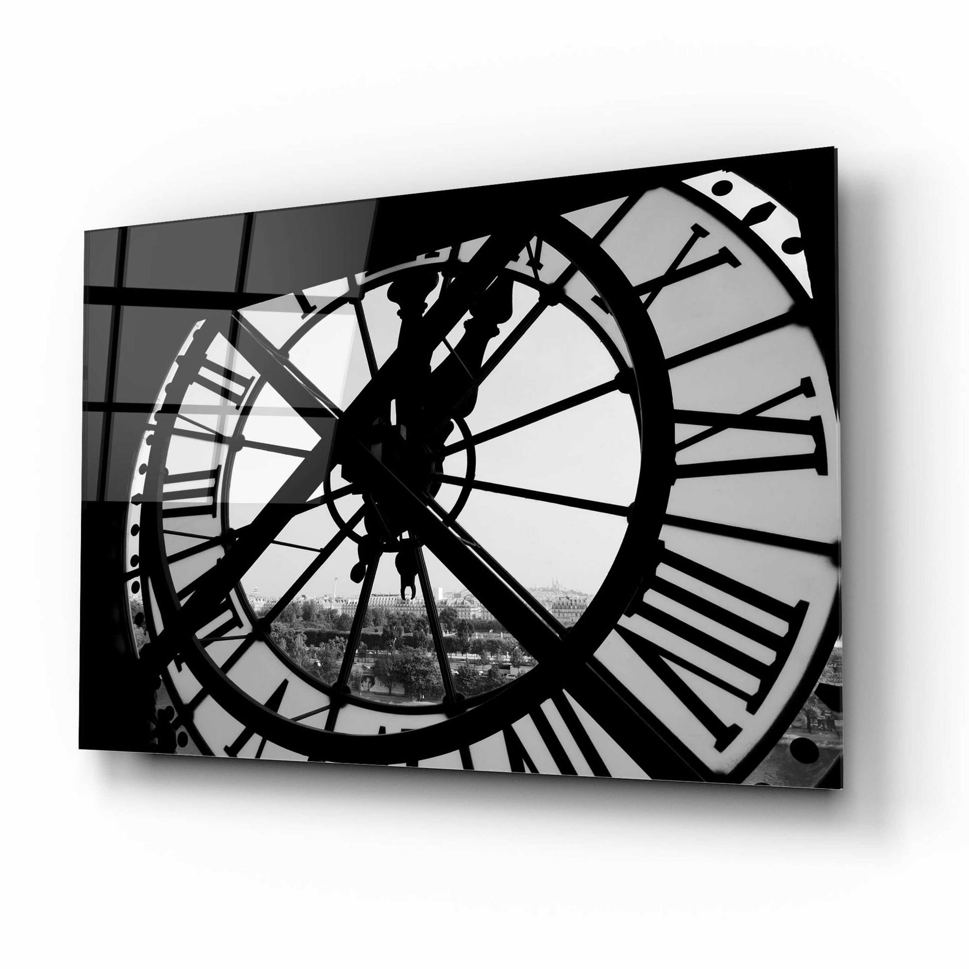 Epic Art 'Clock Tower' by Design Fabrikken, Acrylic Glass Wall Art,16x12