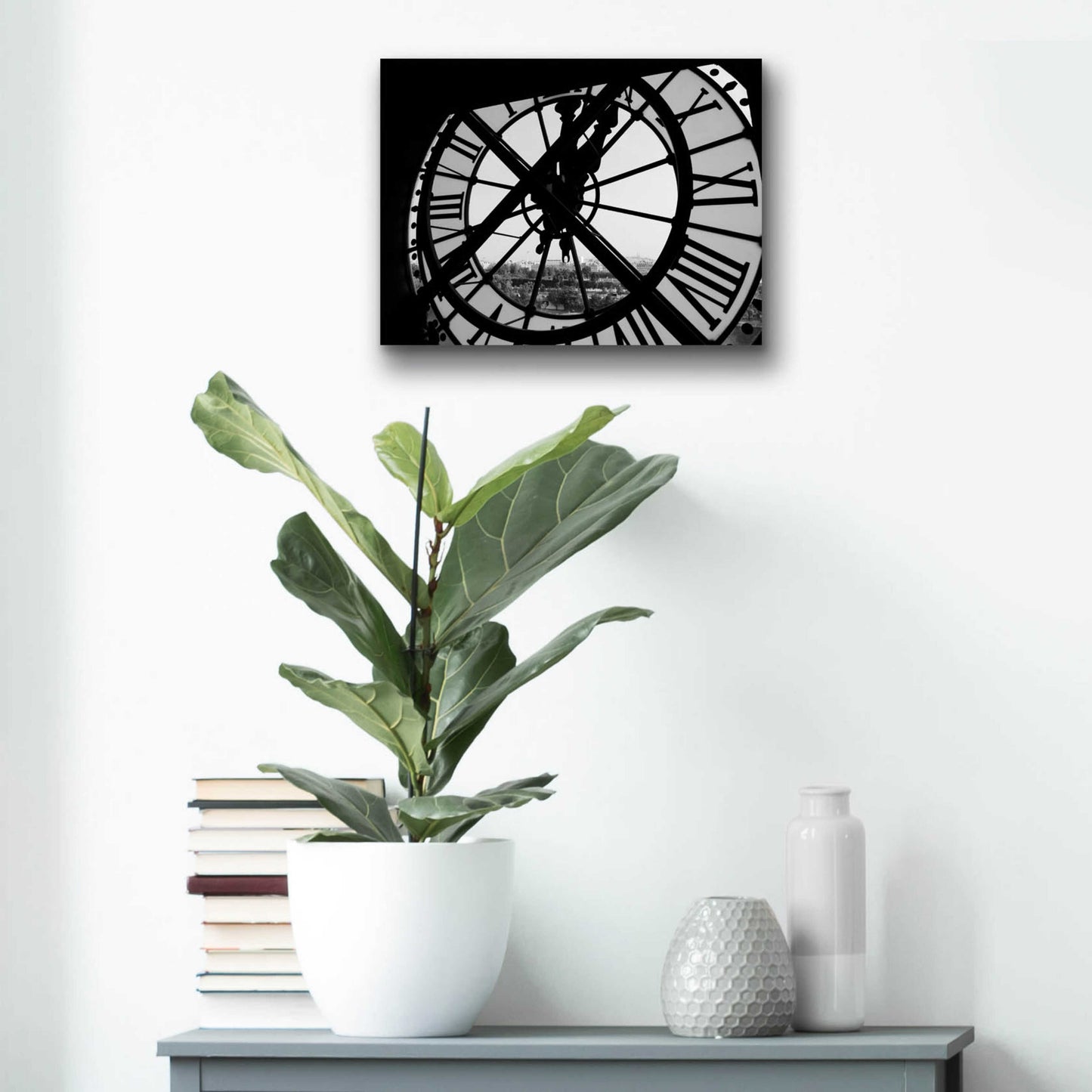 Epic Art 'Clock Tower' by Design Fabrikken, Acrylic Glass Wall Art,16x12