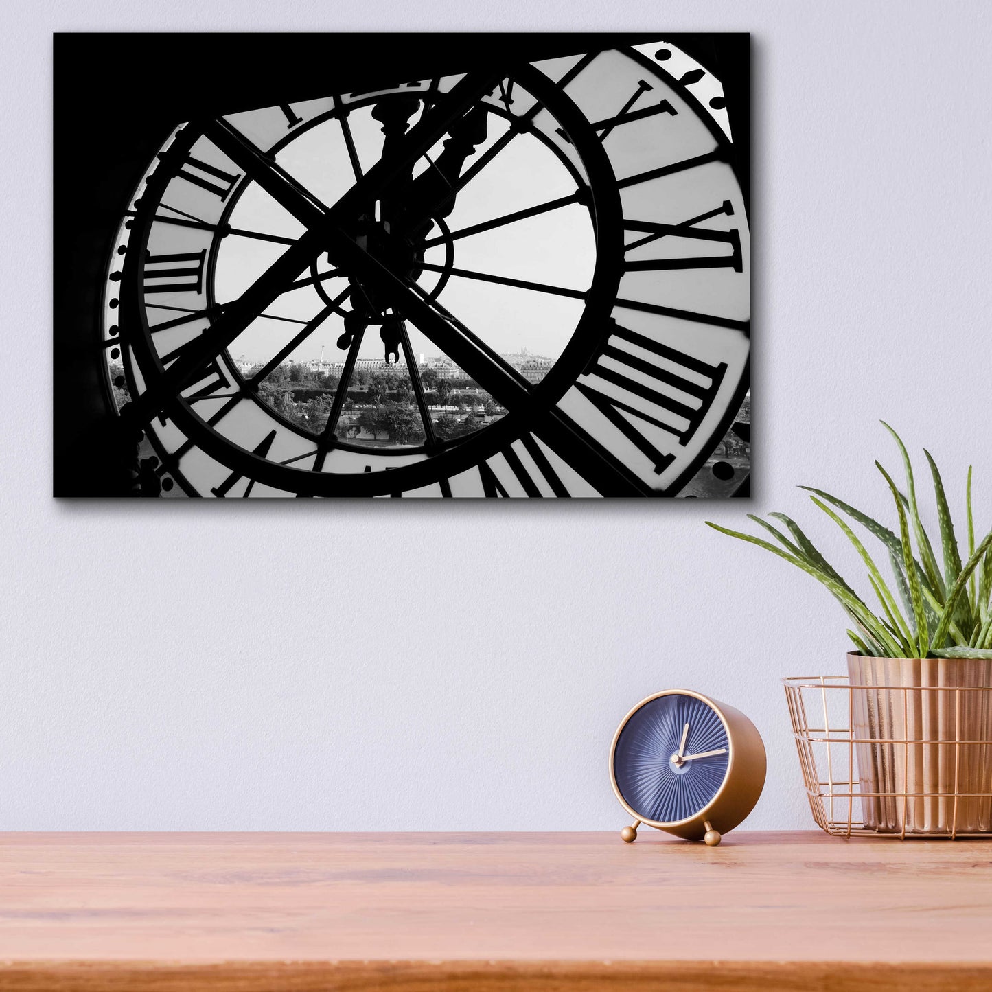 Epic Art 'Clock Tower' by Design Fabrikken, Acrylic Glass Wall Art,16x12