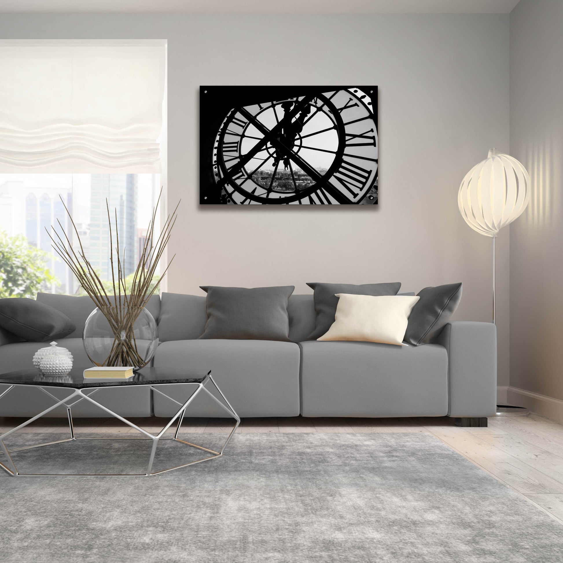 Epic Art 'Clock Tower' by Design Fabrikken, Acrylic Glass Wall Art,36x24