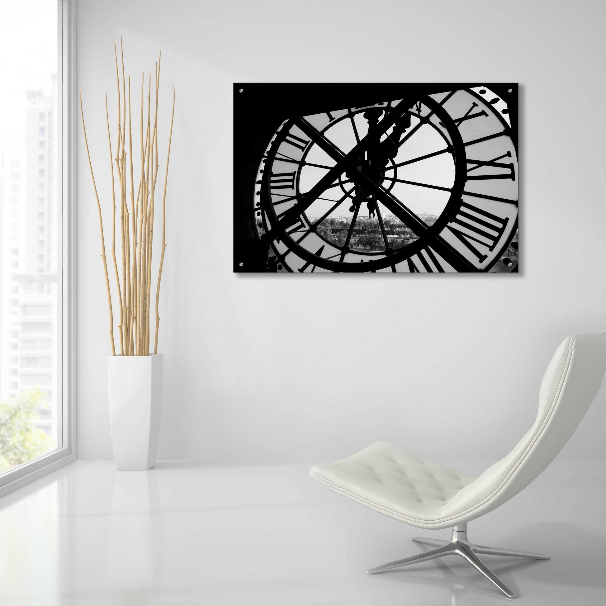 Epic Art 'Clock Tower' by Design Fabrikken, Acrylic Glass Wall Art,36x24