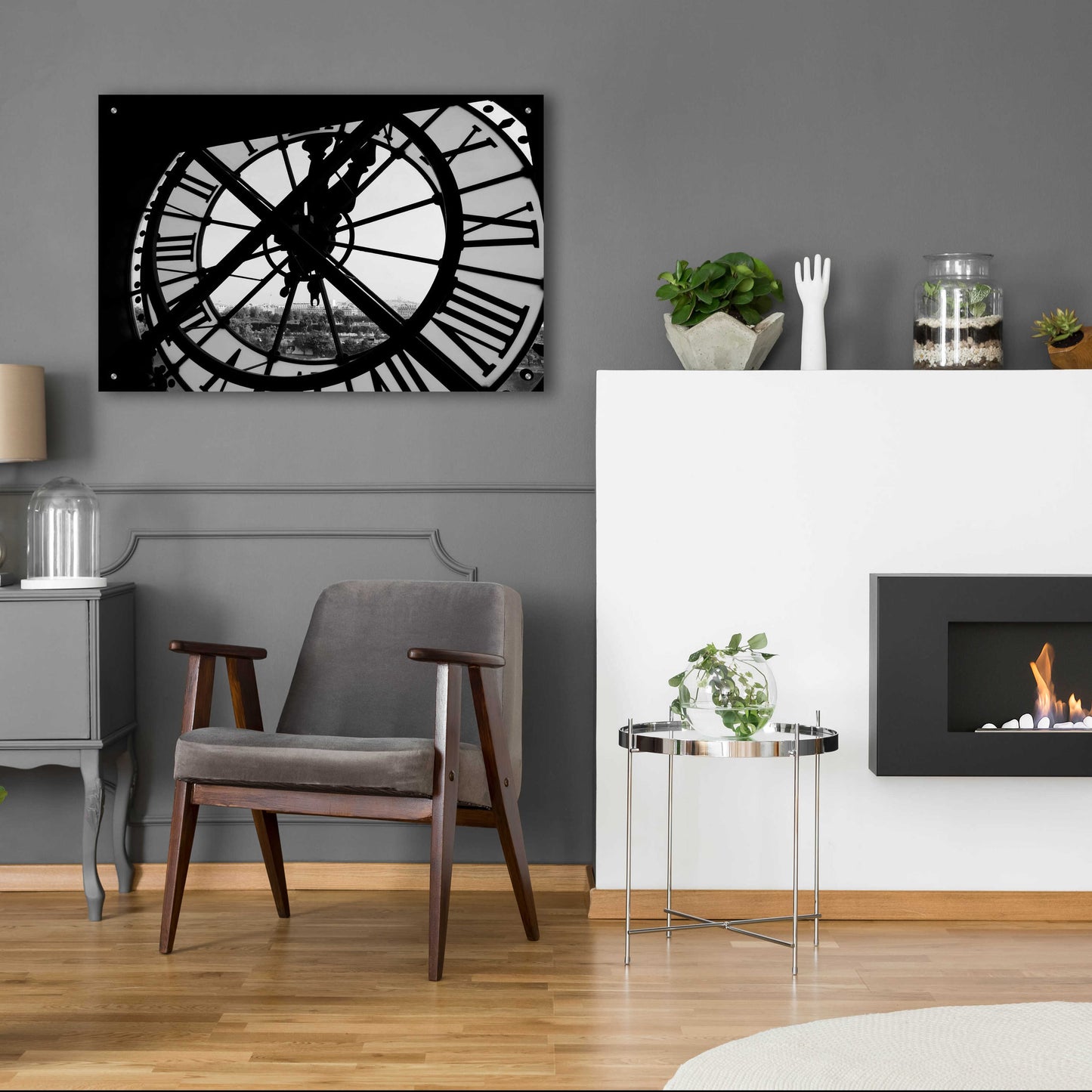 Epic Art 'Clock Tower' by Design Fabrikken, Acrylic Glass Wall Art,36x24