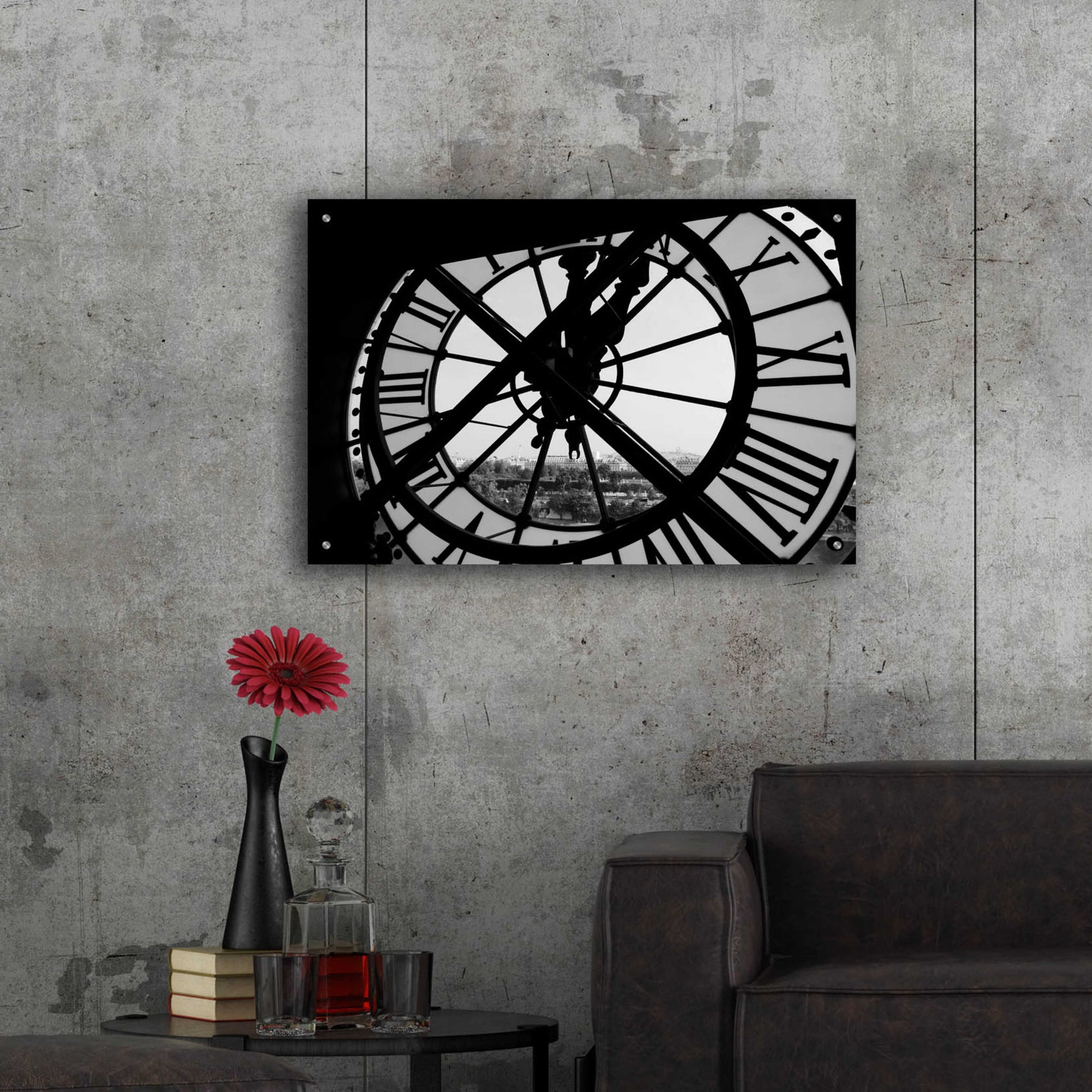 Epic Art 'Clock Tower' by Design Fabrikken, Acrylic Glass Wall Art,36x24