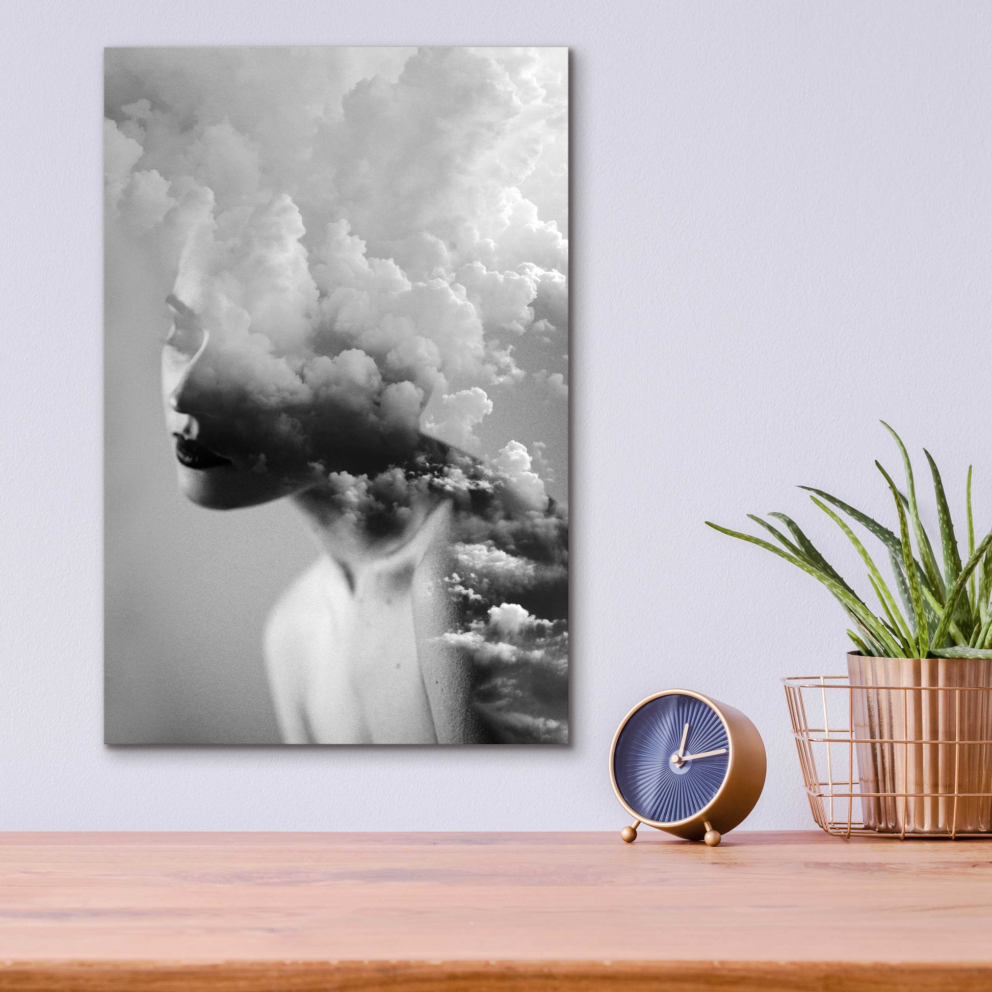 Epic Art 'Cloudy Mind' by Design Fabrikken, Acrylic Glass Wall Art,12x16