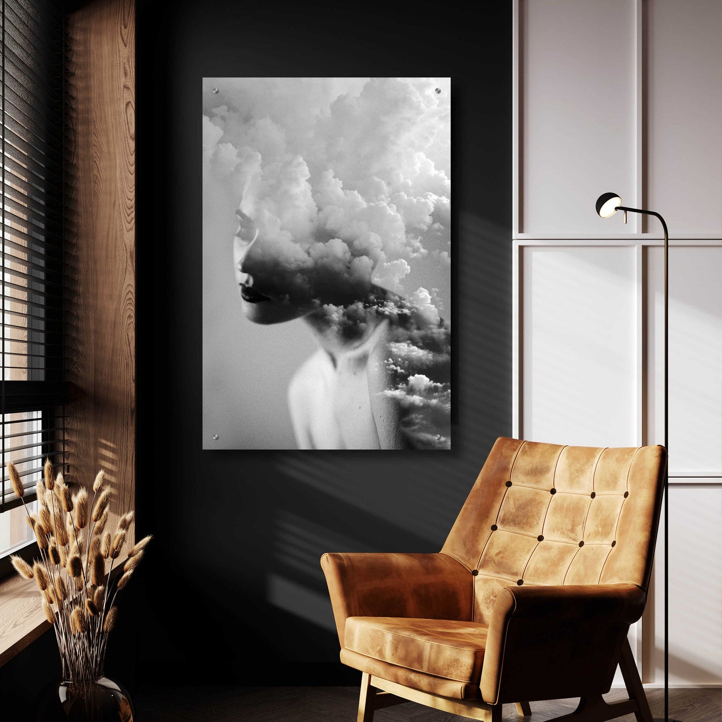 Epic Art 'Cloudy Mind' by Design Fabrikken, Acrylic Glass Wall Art,24x36