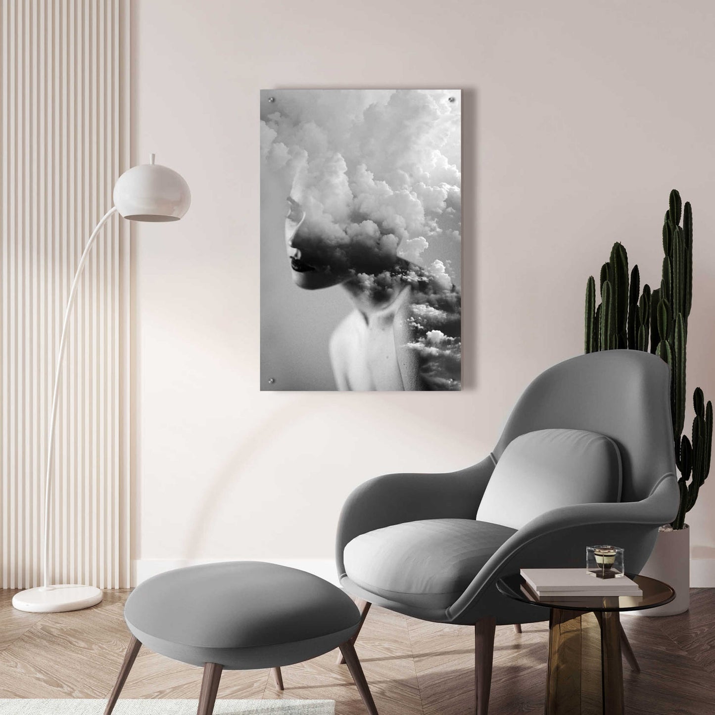 Epic Art 'Cloudy Mind' by Design Fabrikken, Acrylic Glass Wall Art,24x36