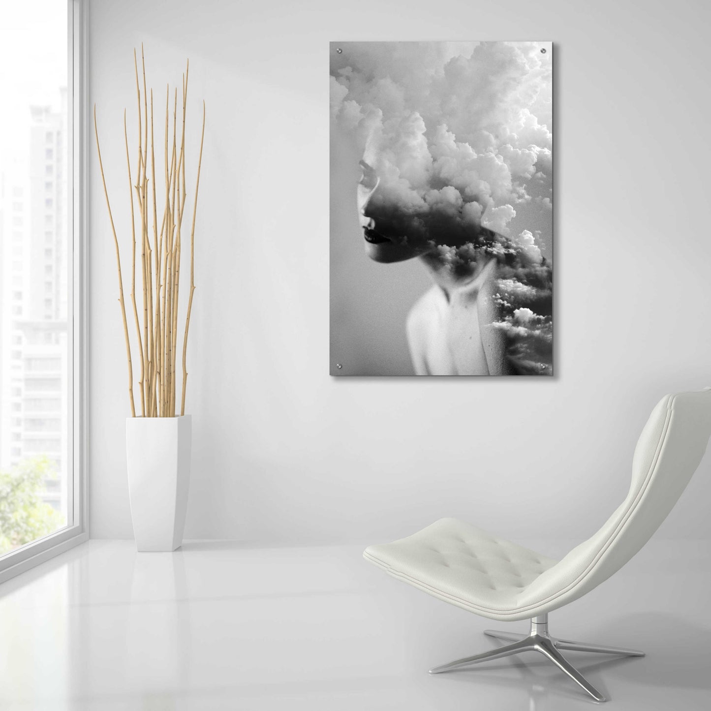 Epic Art 'Cloudy Mind' by Design Fabrikken, Acrylic Glass Wall Art,24x36