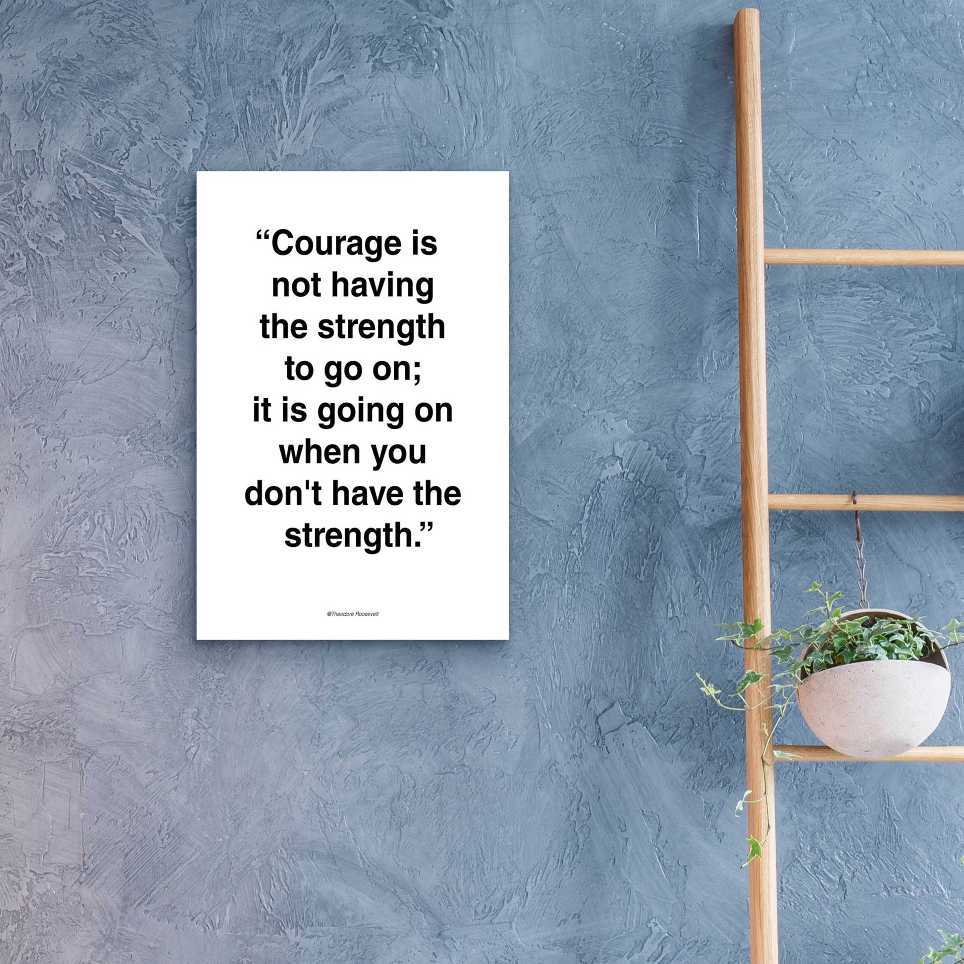 Epic Art 'Courage' by Design Fabrikken, Acrylic Glass Wall Art,16x24