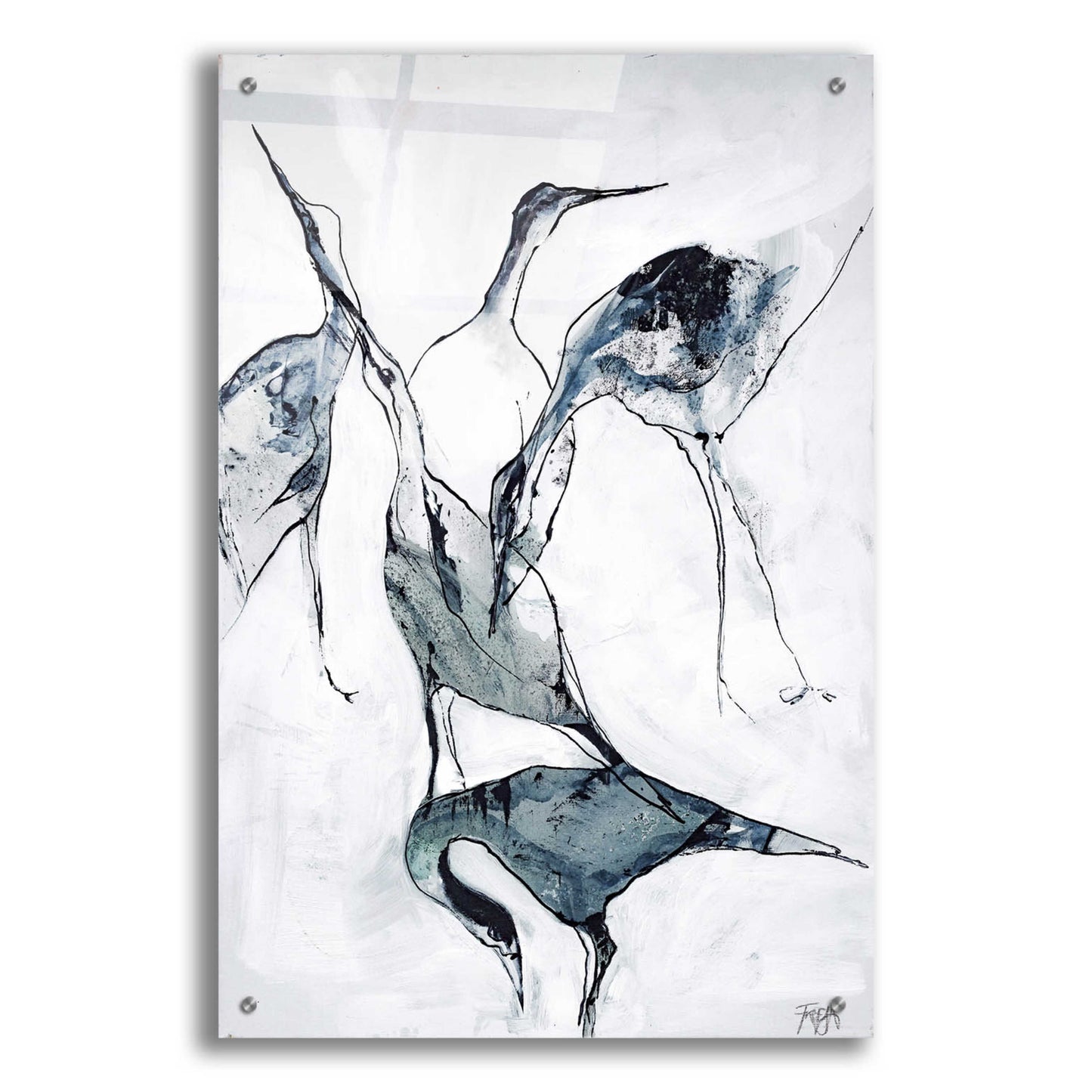 Epic Art 'Crane 1' by Design Fabrikken, Acrylic Glass Wall Art,24x36