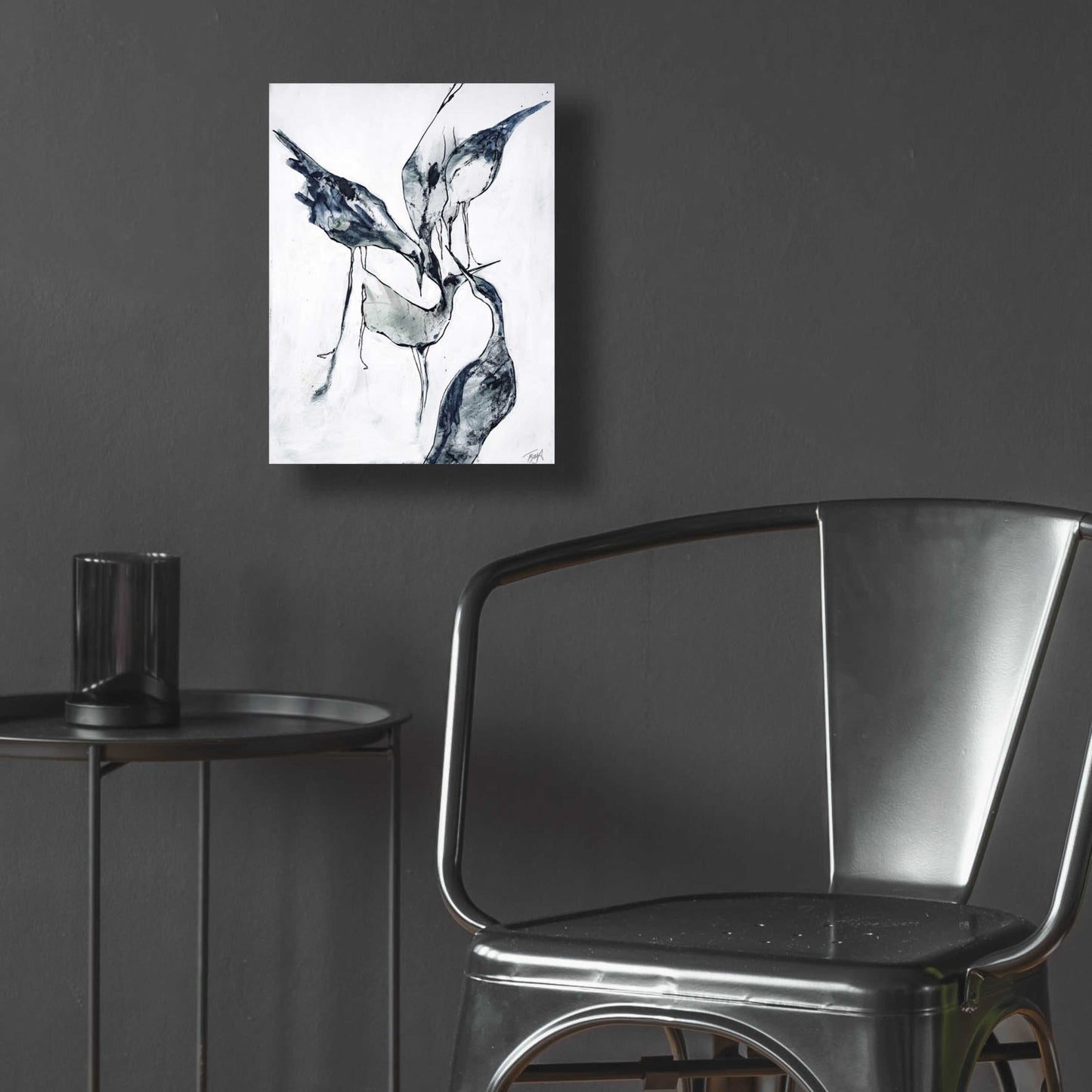 Epic Art 'Crane 2' by Design Fabrikken, Acrylic Glass Wall Art,12x16