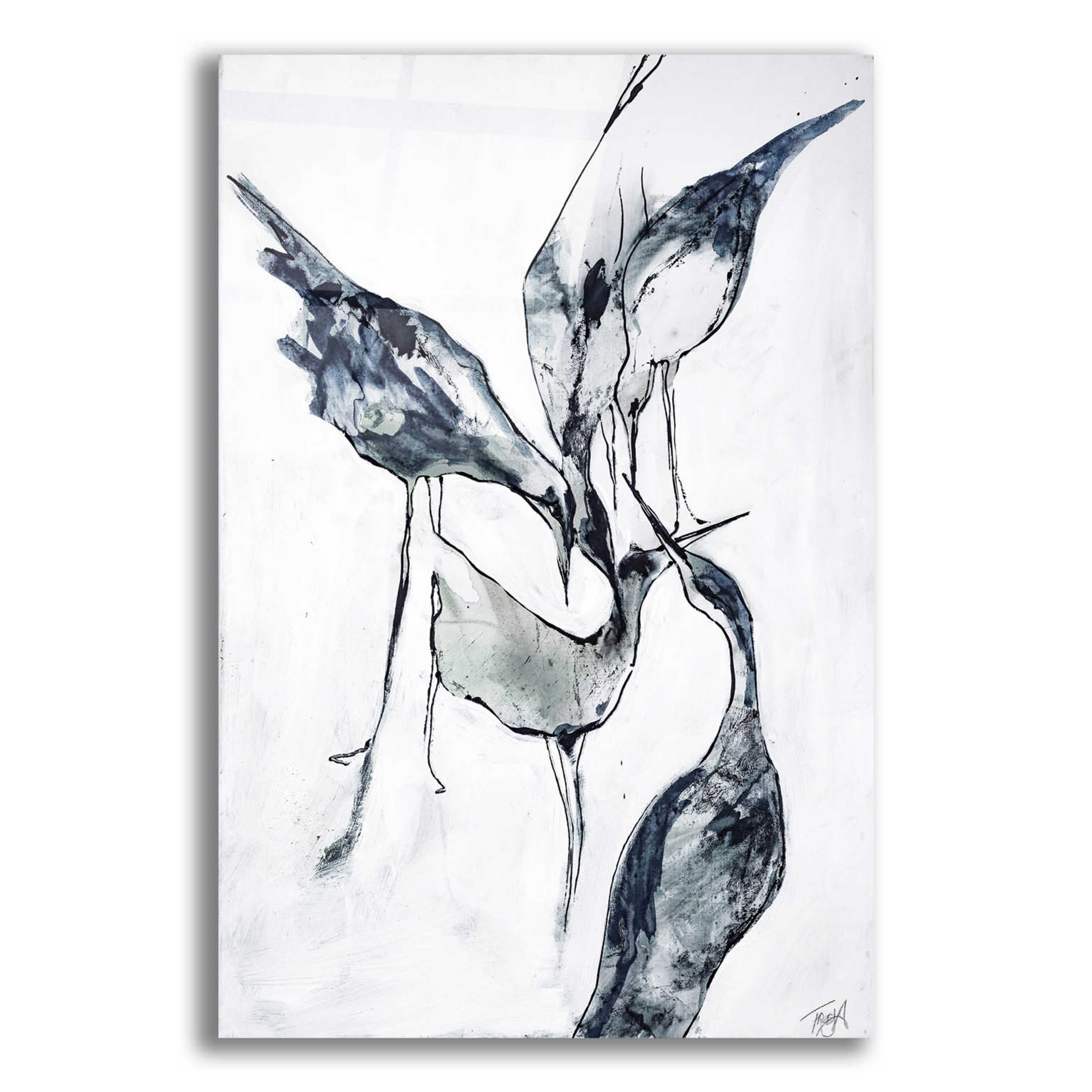 Two Cranes, Acrylic Glass orders Art