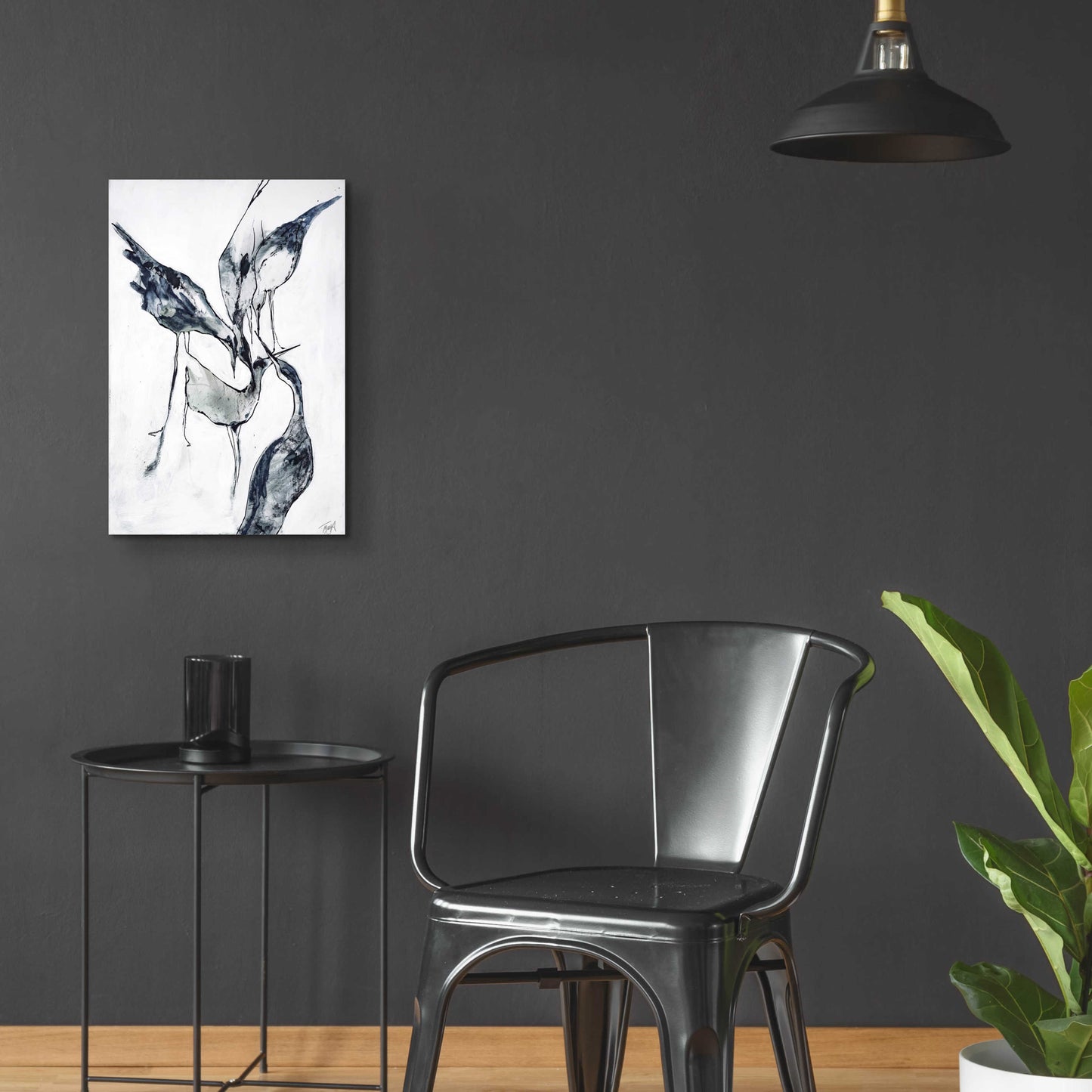 Epic Art 'Crane 2' by Design Fabrikken, Acrylic Glass Wall Art,16x24