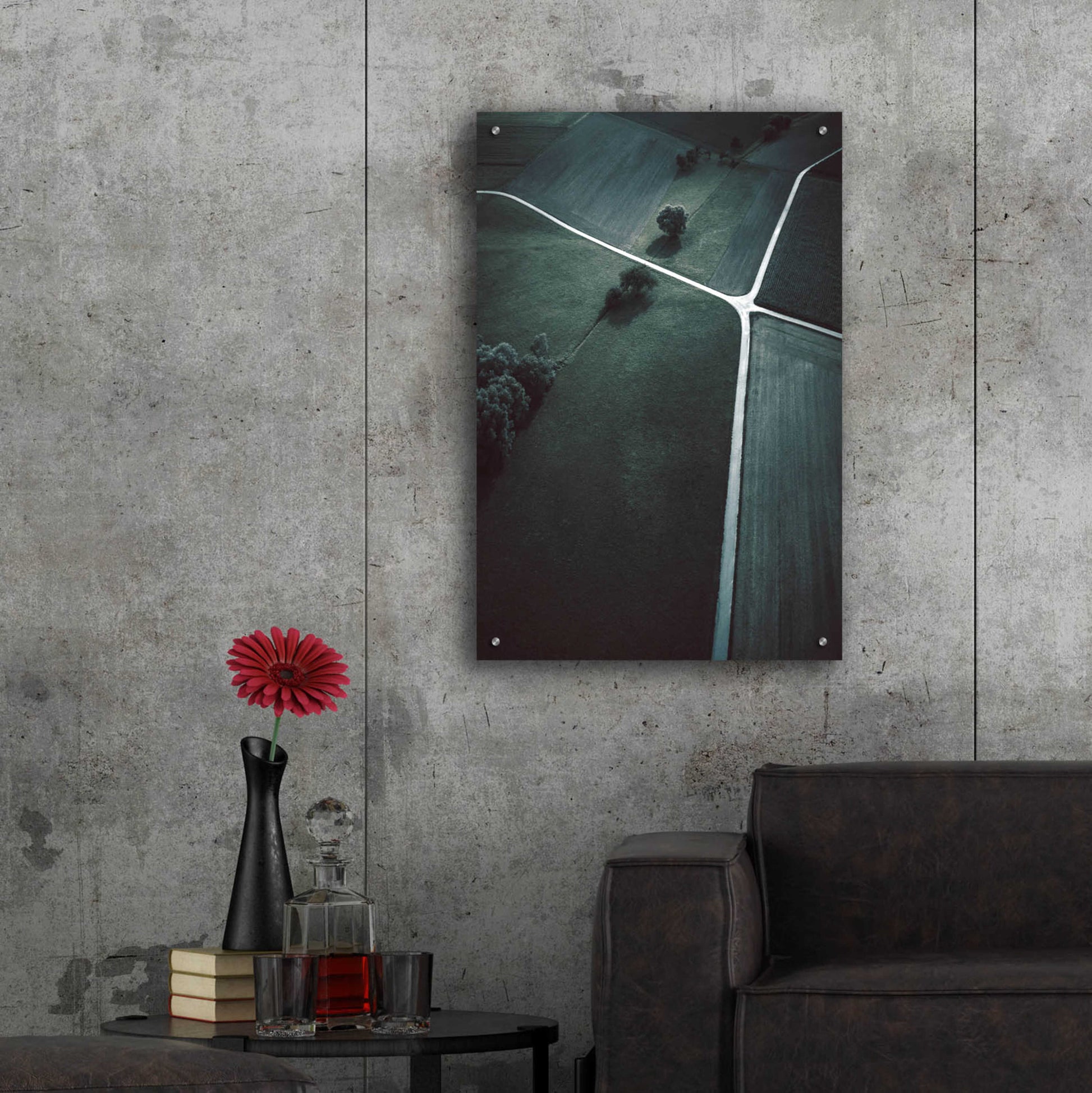 Epic Art 'Crossroads' by Design Fabrikken, Acrylic Glass Wall Art,24x36