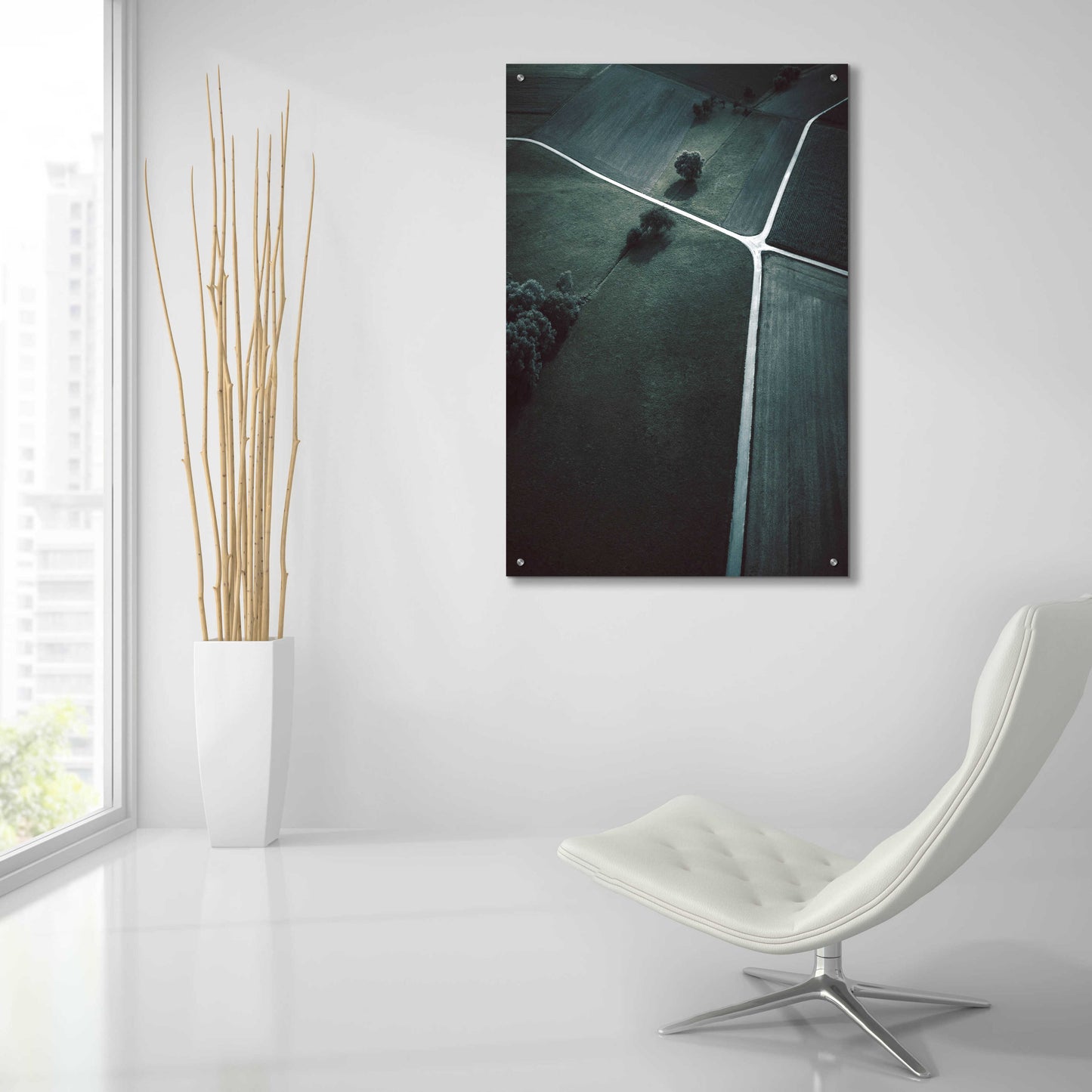 Epic Art 'Crossroads' by Design Fabrikken, Acrylic Glass Wall Art,24x36