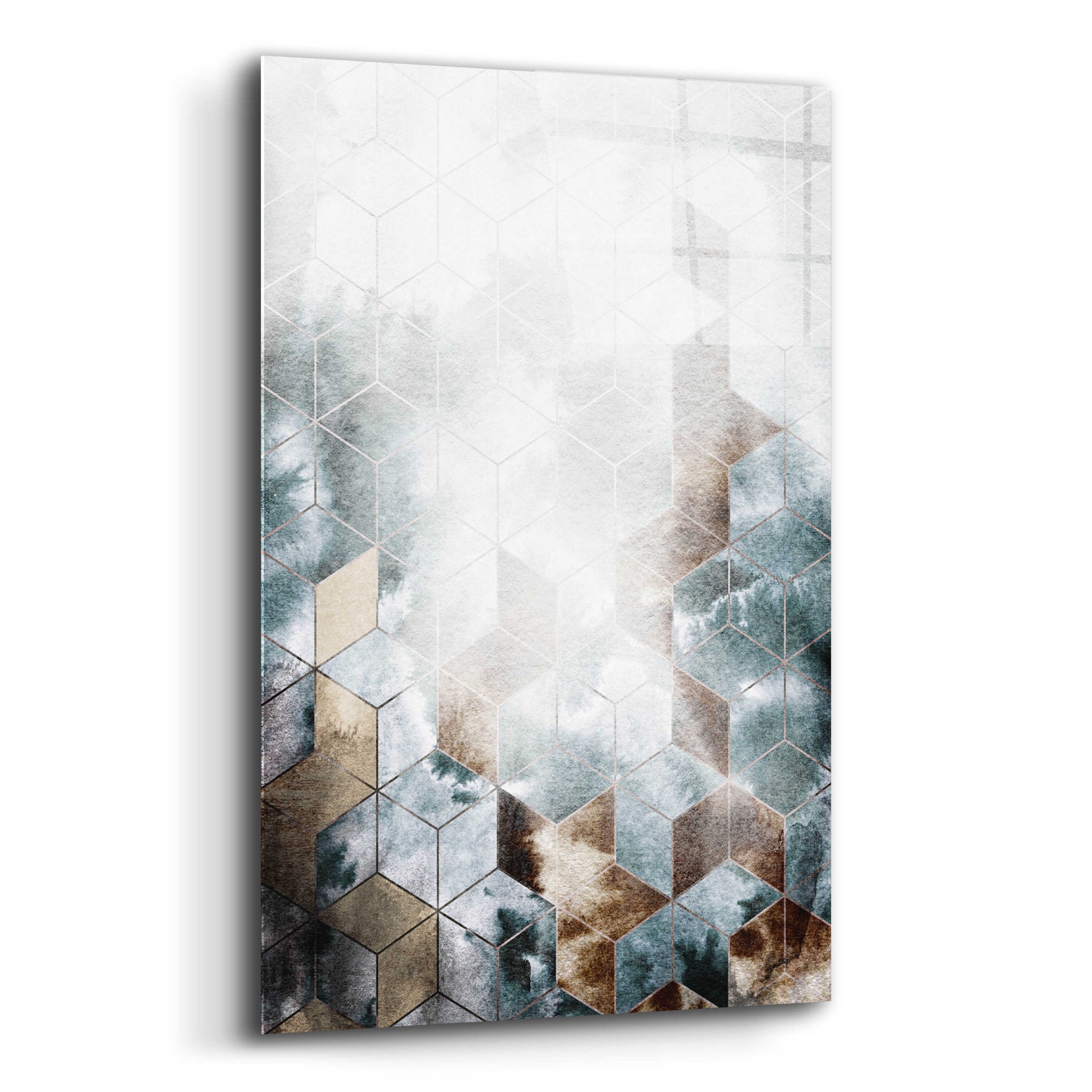 Epic Art 'Cubes Magic' by Design Fabrikken, Acrylic Glass Wall Art,12x16