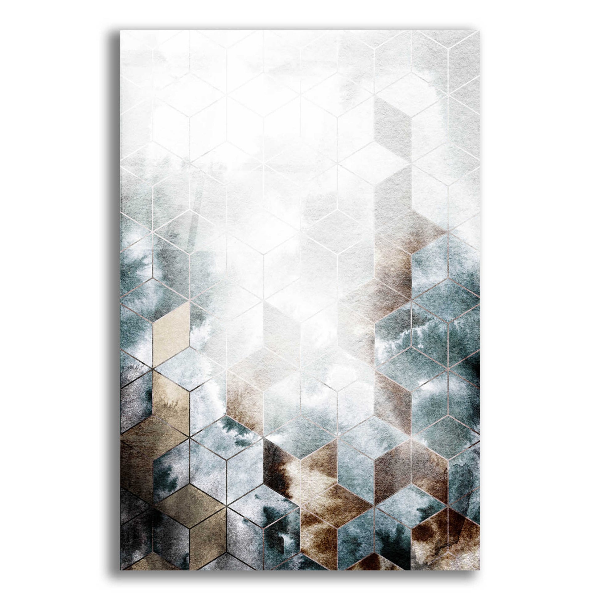 Epic Art 'Cubes Magic' by Design Fabrikken, Acrylic Glass Wall Art,12x16