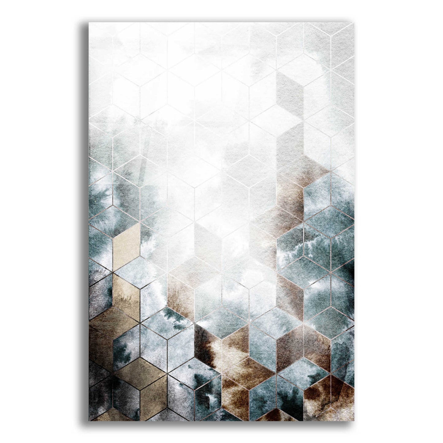 Epic Art 'Cubes Magic' by Design Fabrikken, Acrylic Glass Wall Art,16x24