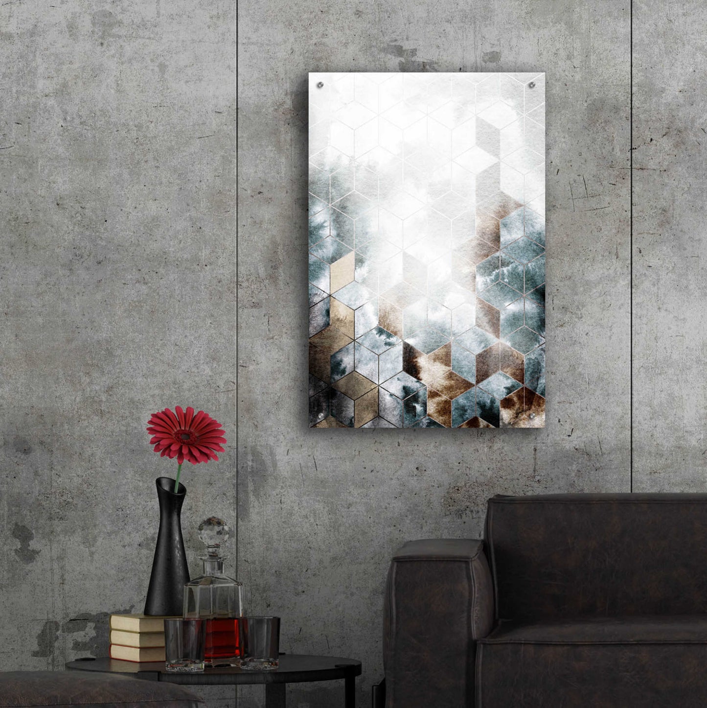 Epic Art 'Cubes Magic' by Design Fabrikken, Acrylic Glass Wall Art,24x36