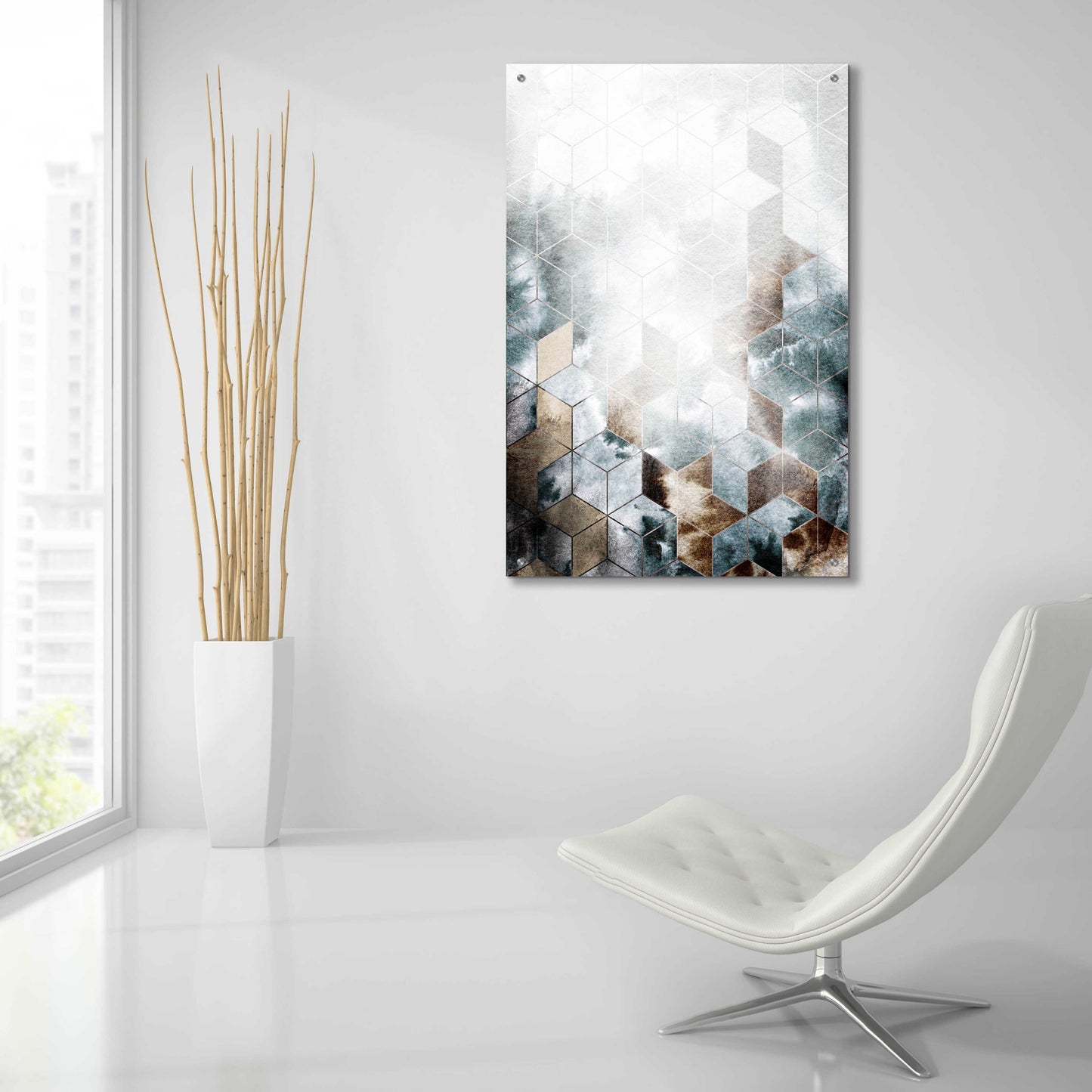 Epic Art 'Cubes Magic' by Design Fabrikken, Acrylic Glass Wall Art,24x36