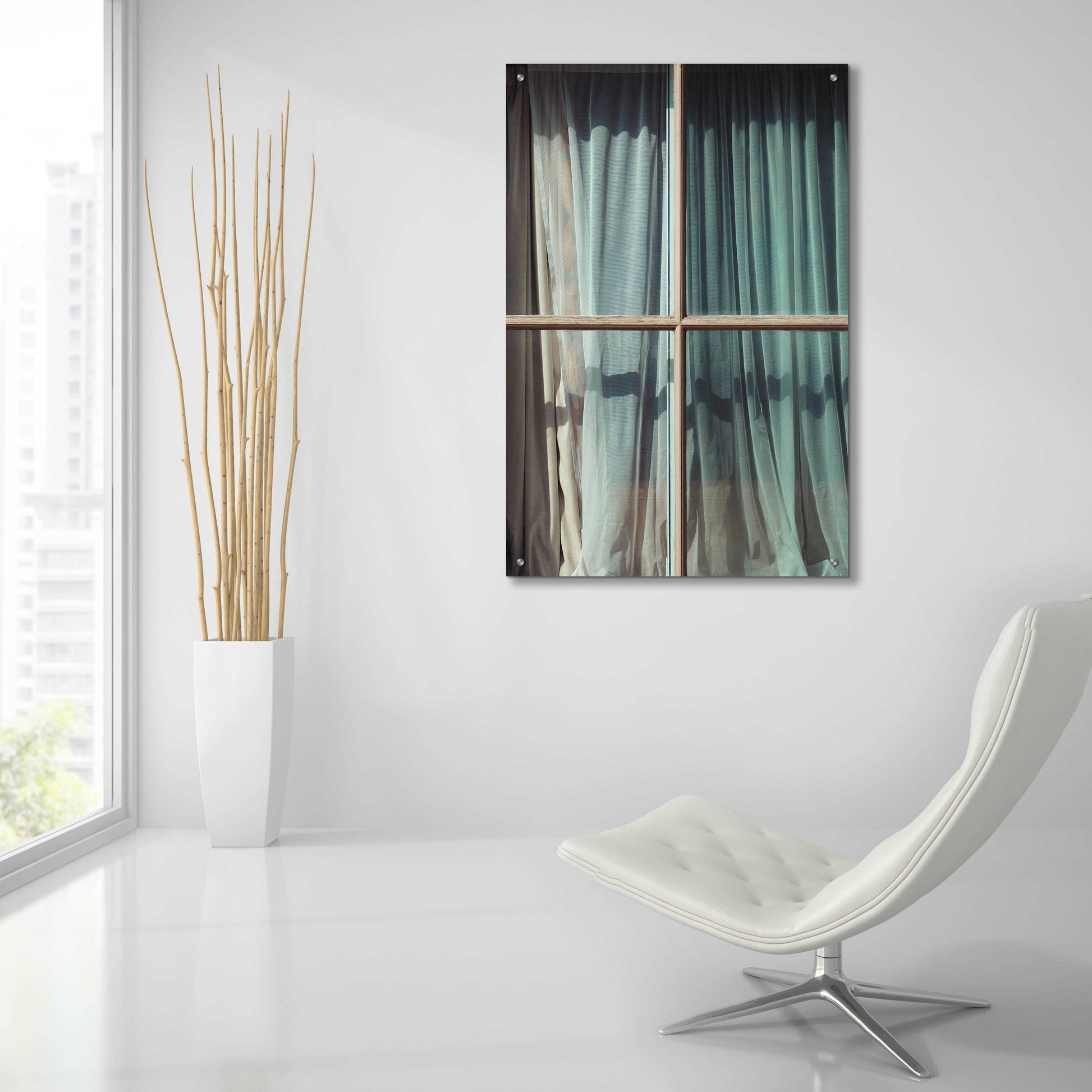 Epic Art 'Curtain' by Design Fabrikken, Acrylic Glass Wall Art,24x36