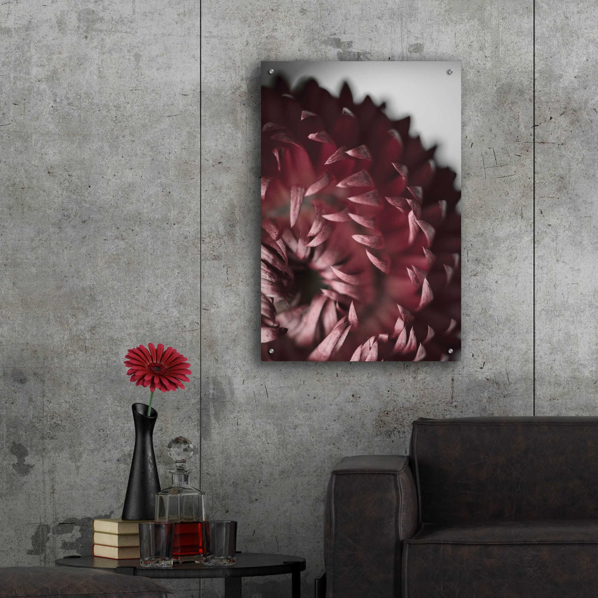 Epic Art 'Dahlia' by Design Fabrikken, Acrylic Glass Wall Art,24x36