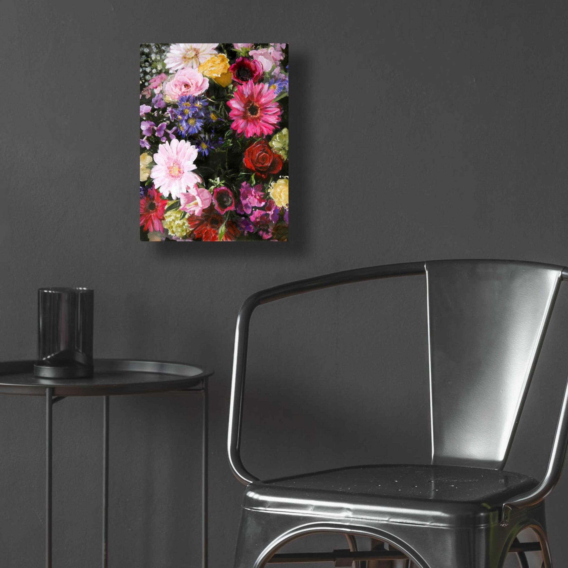 Epic Art 'Dark Blossom' by Design Fabrikken, Acrylic Glass Wall Art,12x16