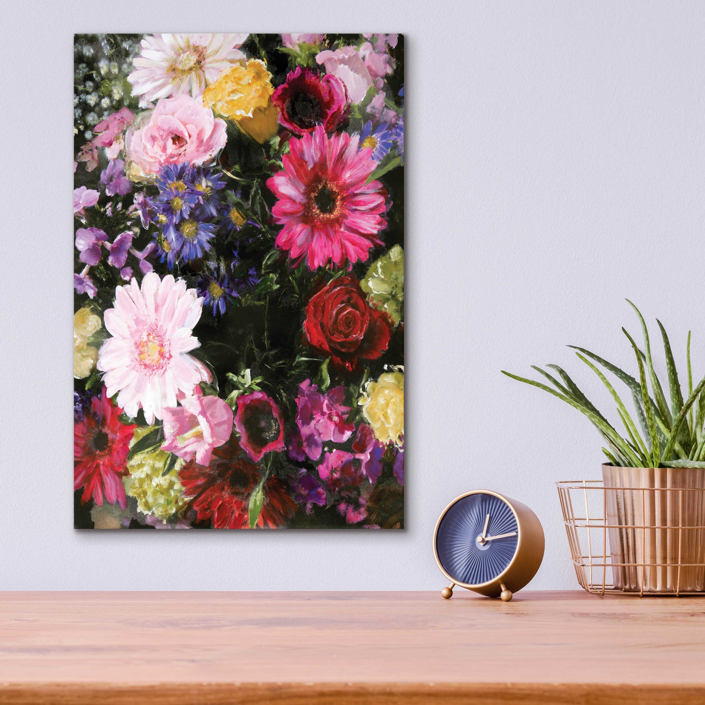 Epic Art 'Dark Blossom' by Design Fabrikken, Acrylic Glass Wall Art,12x16