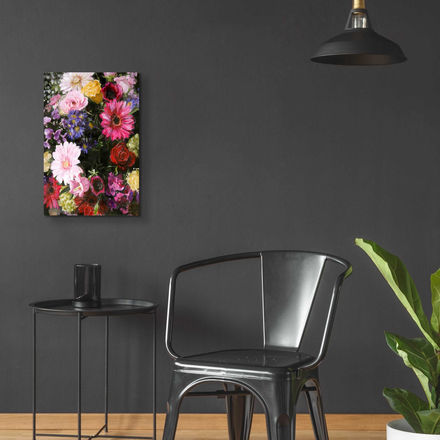 Epic Art 'Dark Blossom' by Design Fabrikken, Acrylic Glass Wall Art,16x24