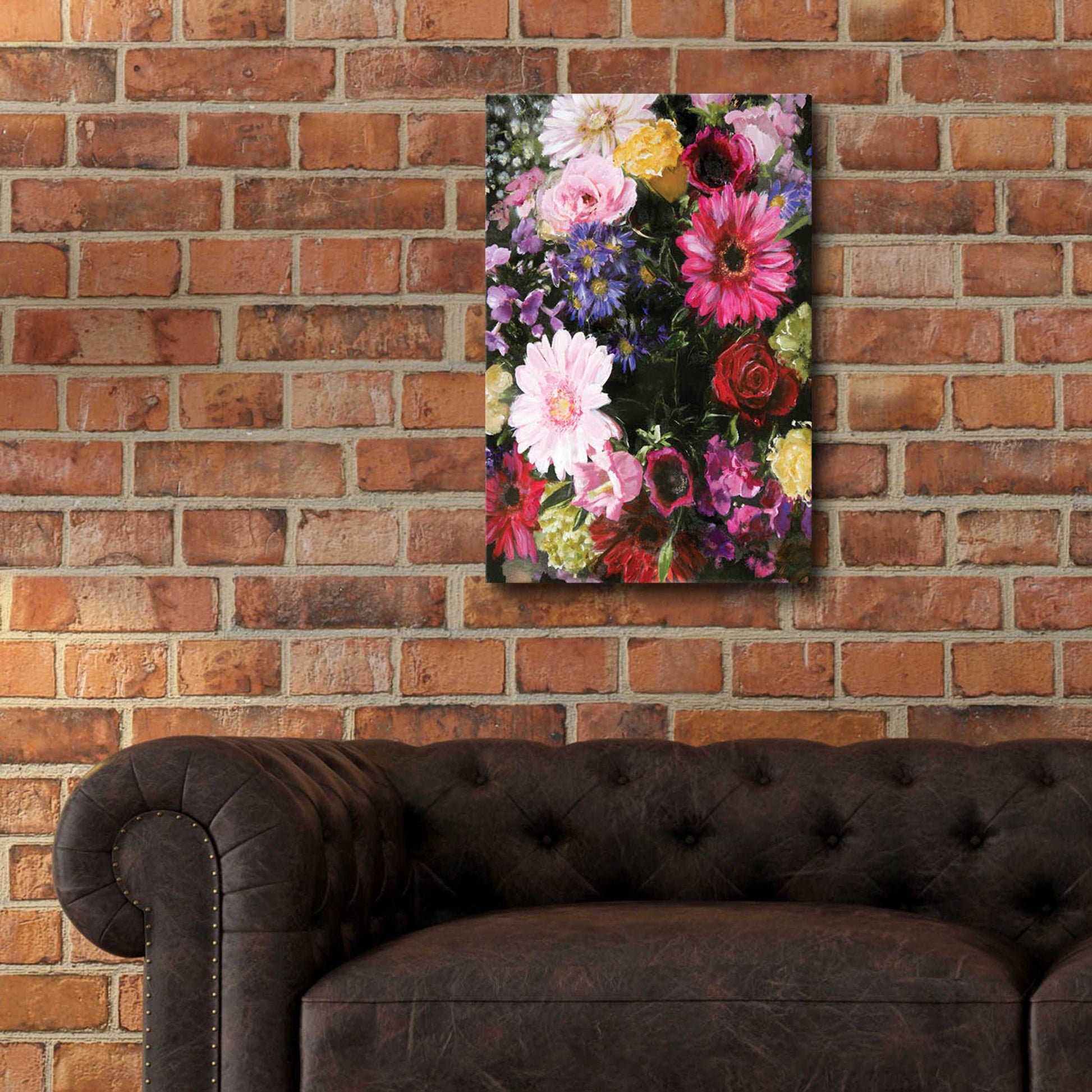 Epic Art 'Dark Blossom' by Design Fabrikken, Acrylic Glass Wall Art,16x24