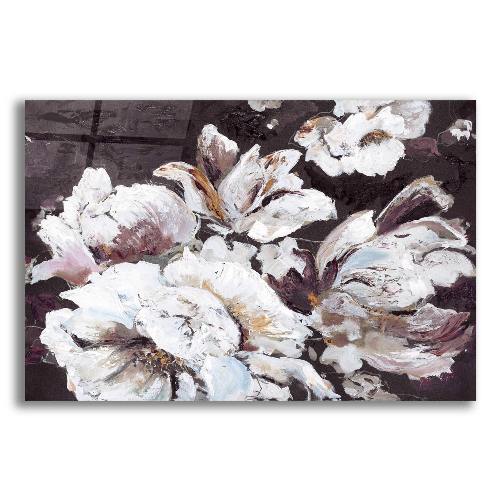 Epic Art 'Dark Flower' by Design Fabrikken, Acrylic Glass Wall Art,16x12