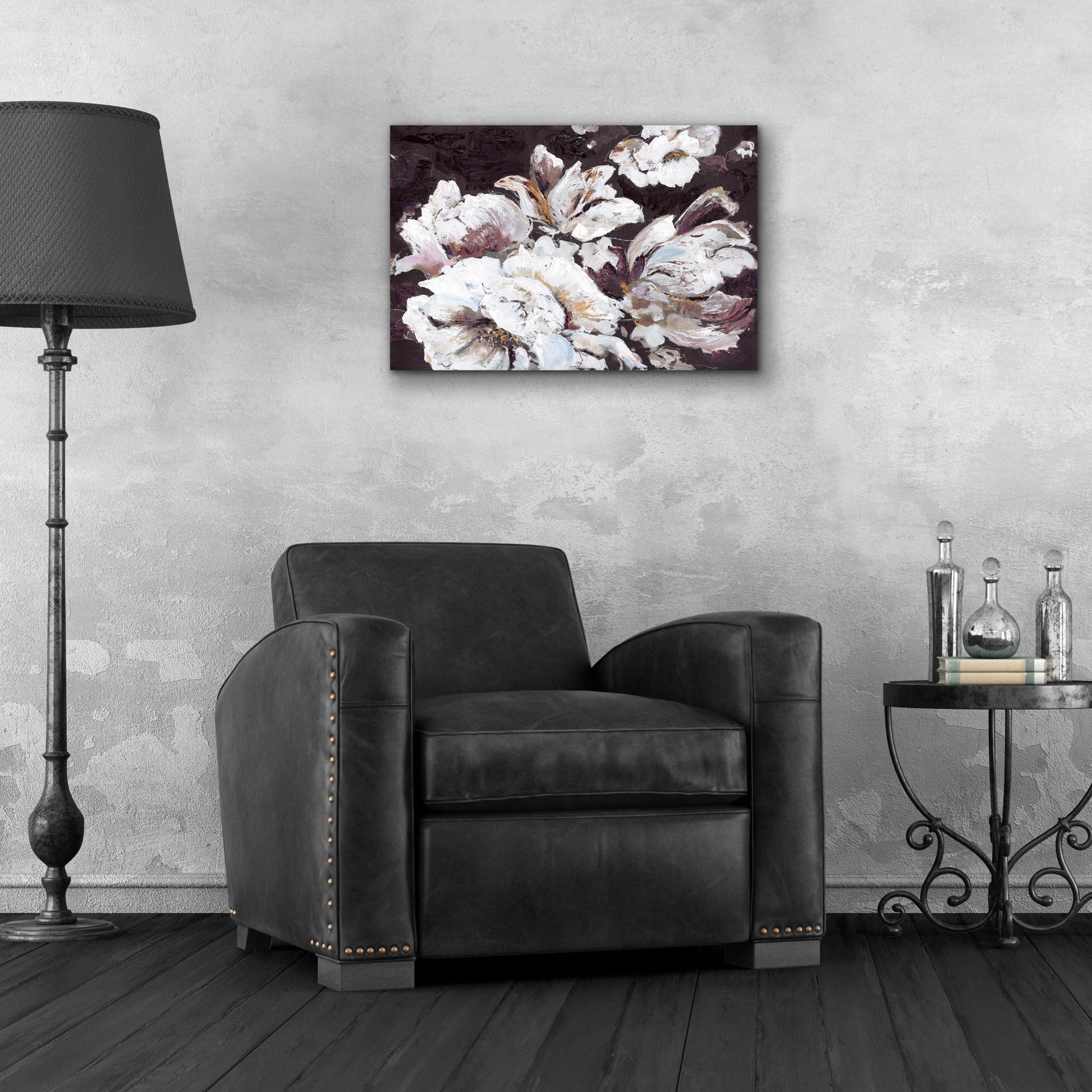 Epic Art 'Dark Flower' by Design Fabrikken, Acrylic Glass Wall Art,24x16