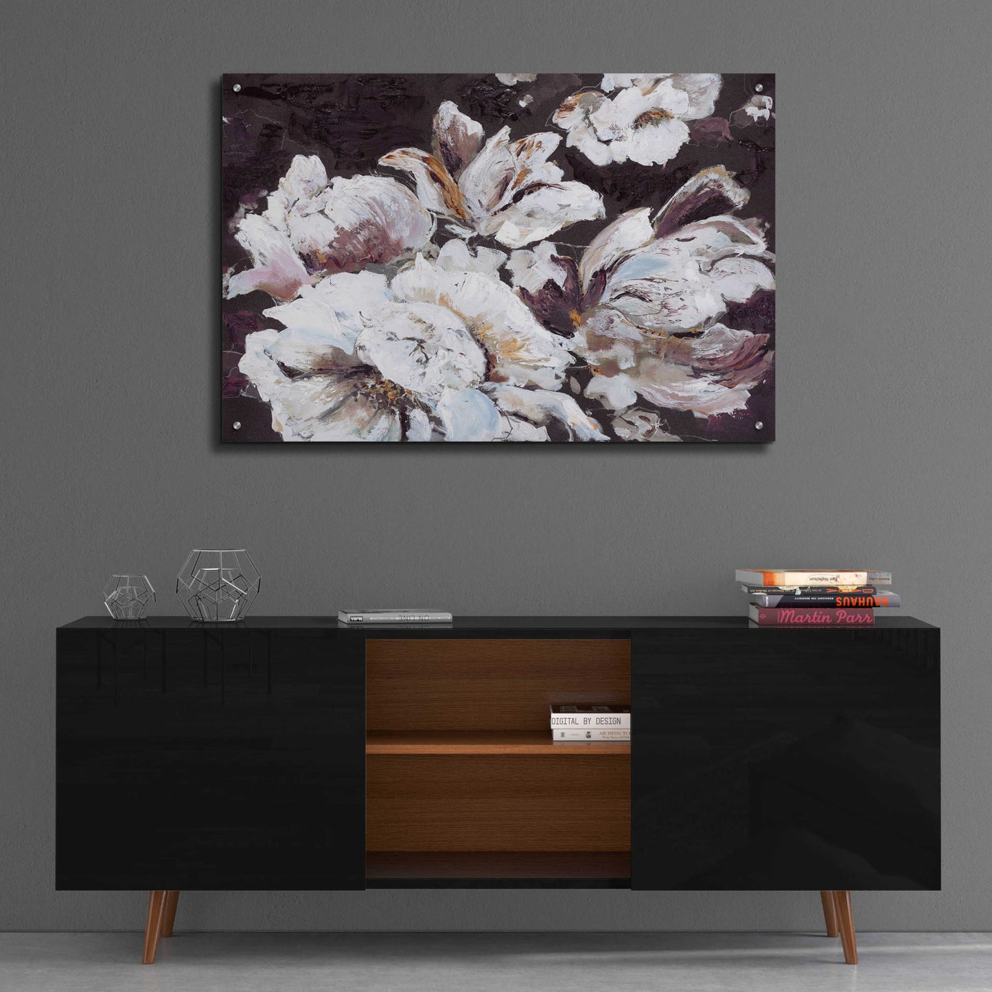 Epic Art 'Dark Flower' by Design Fabrikken, Acrylic Glass Wall Art,36x24