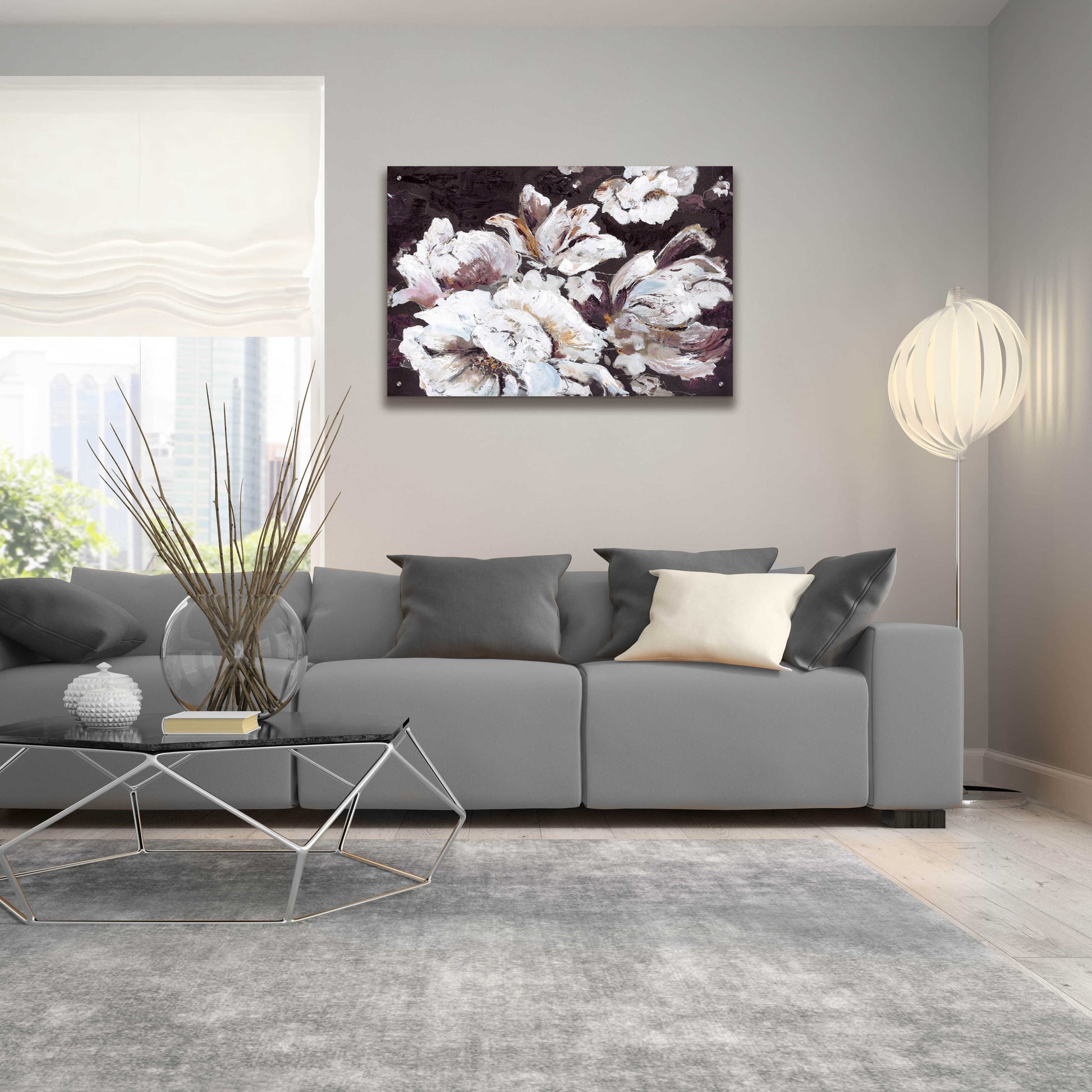 Epic Art 'Dark Flower' by Design Fabrikken, Acrylic Glass Wall Art,36x24