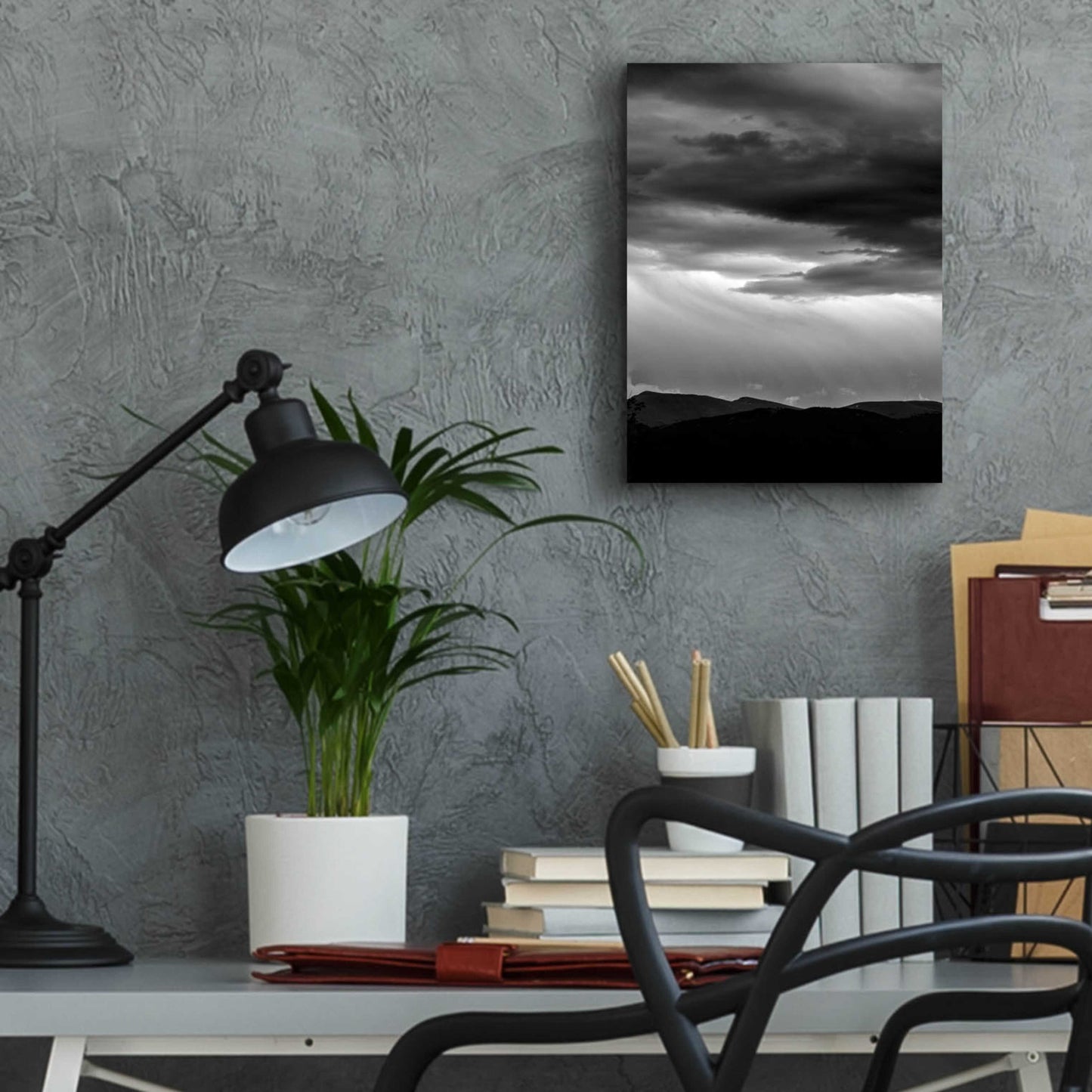 Epic Art 'Dark Skies' by Design Fabrikken, Acrylic Glass Wall Art,12x16