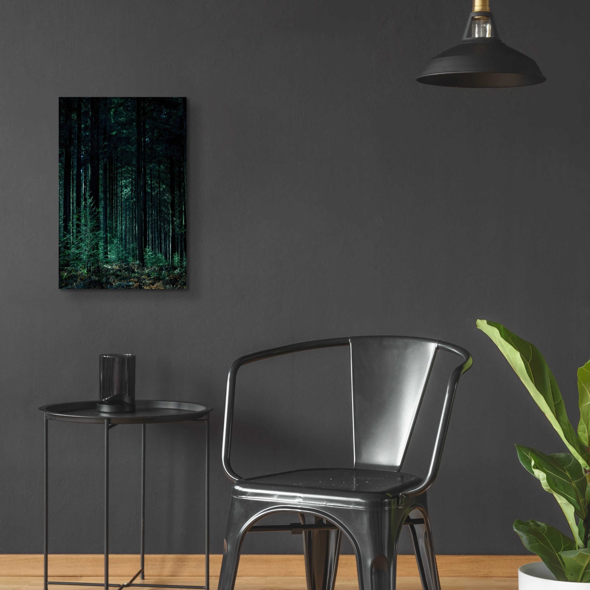 Epic Art 'Deep Green' by Design Fabrikken, Acrylic Glass Wall Art,16x24