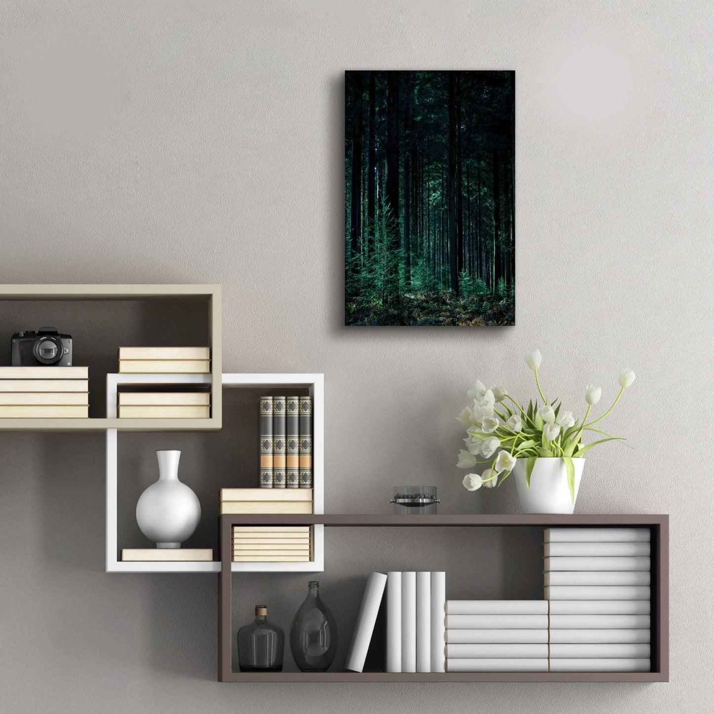 Epic Art 'Deep Green' by Design Fabrikken, Acrylic Glass Wall Art,16x24