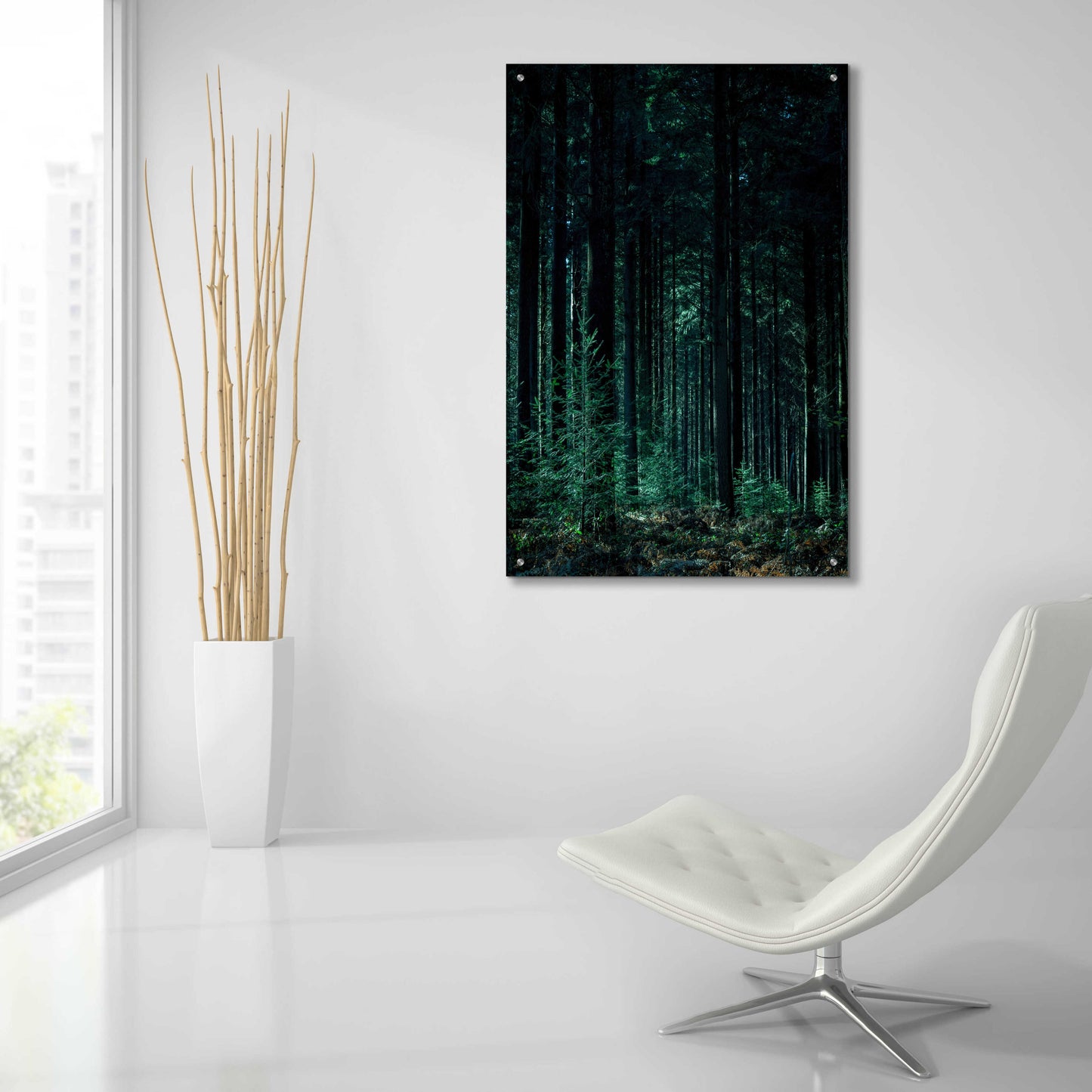 Epic Art 'Deep Green' by Design Fabrikken, Acrylic Glass Wall Art,24x36