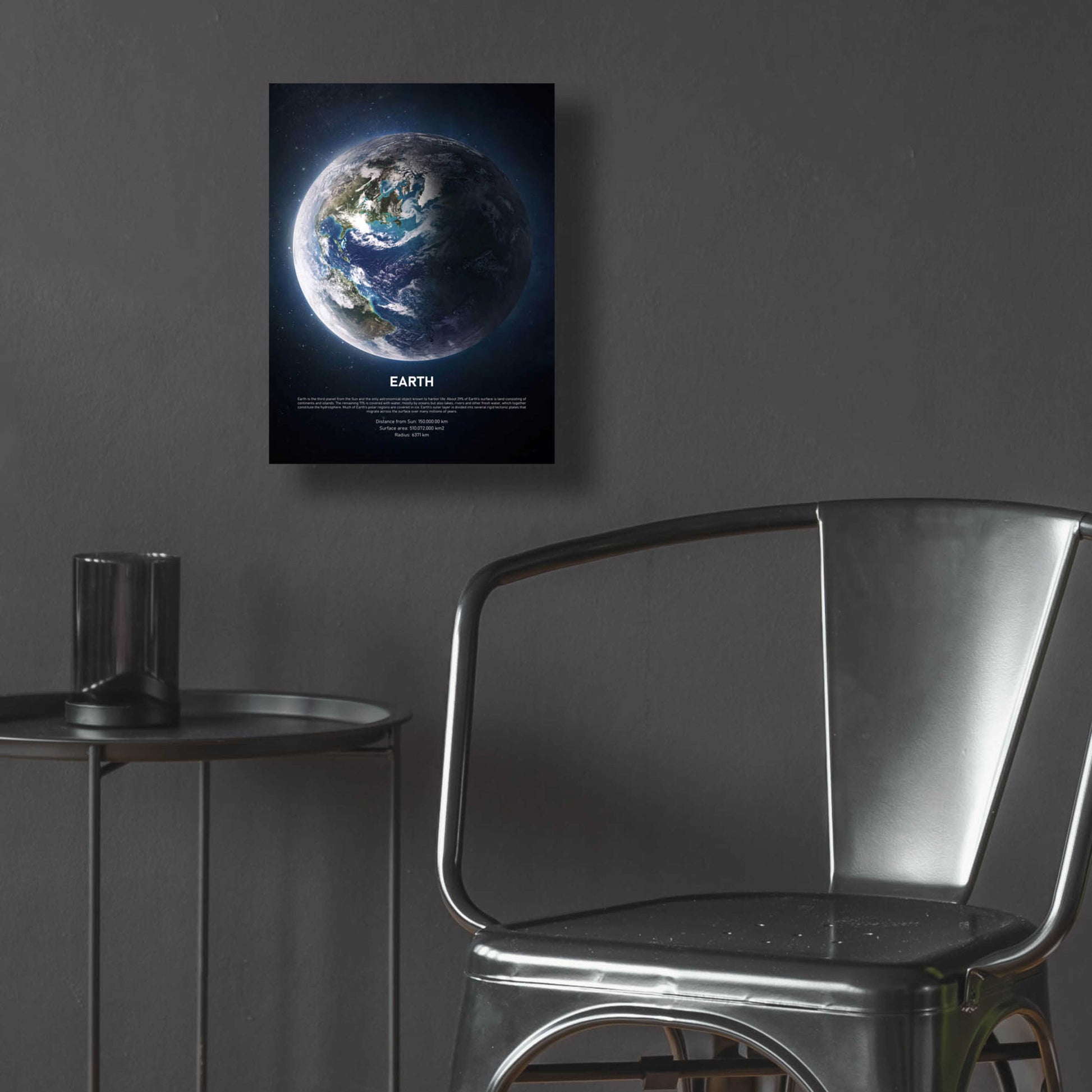 Epic Art 'Earth' by Design Fabrikken, Acrylic Glass Wall Art,12x16