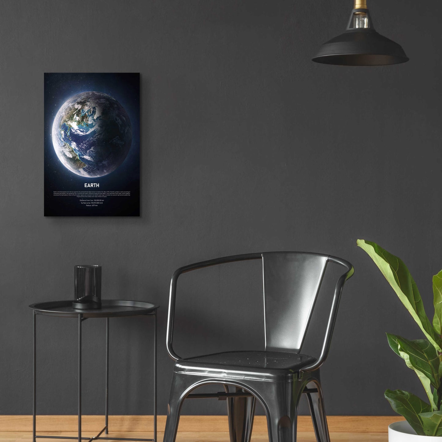 Epic Art 'Earth' by Design Fabrikken, Acrylic Glass Wall Art,16x24
