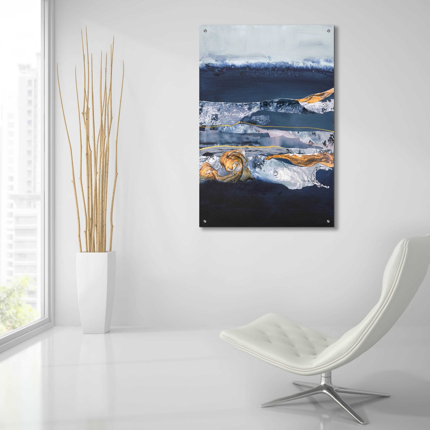 Epic Art 'Element Water' by Design Fabrikken, Acrylic Glass Wall Art,24x36