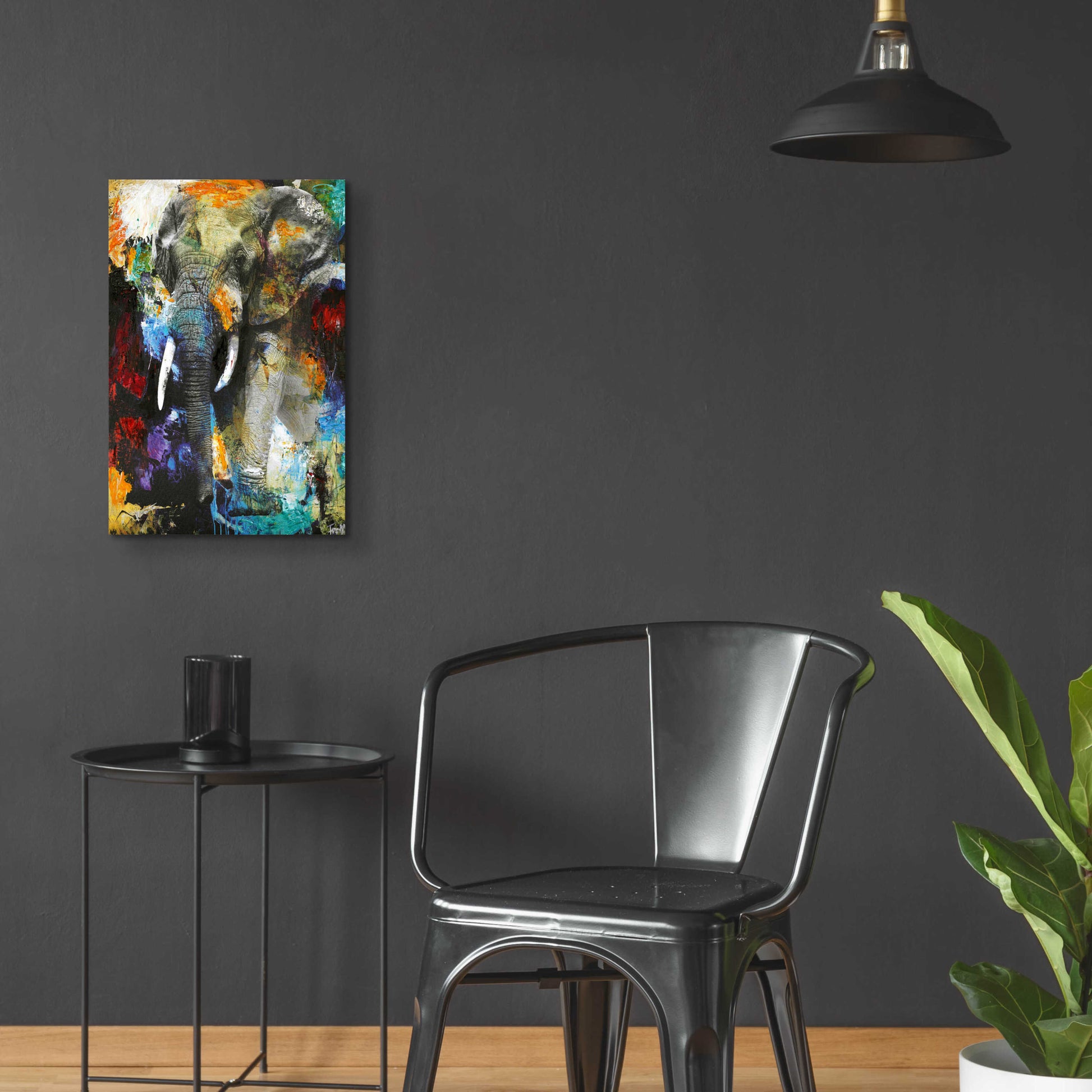 Epic Art 'Elephant' by Design Fabrikken, Acrylic Glass Wall Art,16x24