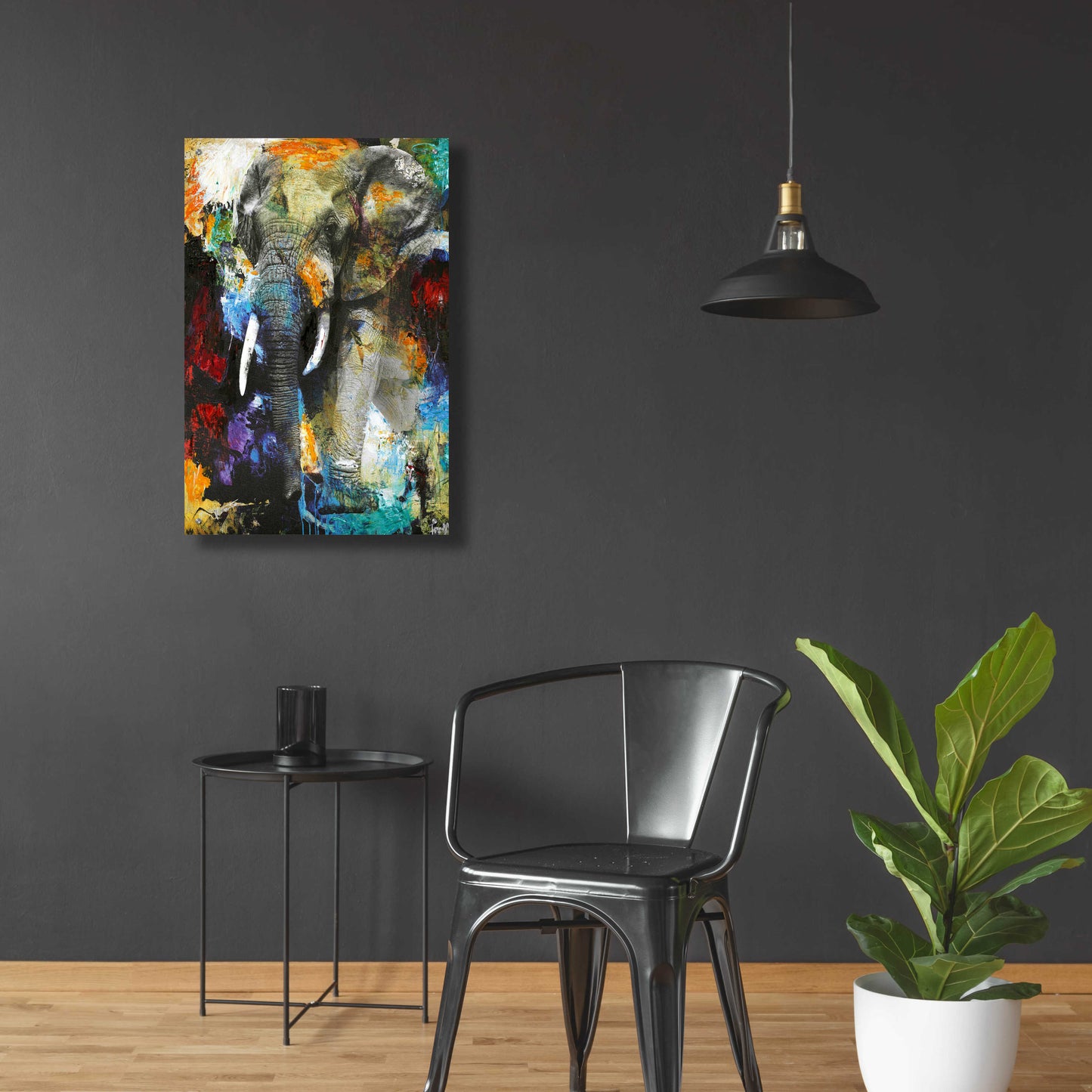 Epic Art 'Elephant' by Design Fabrikken, Acrylic Glass Wall Art,24x36