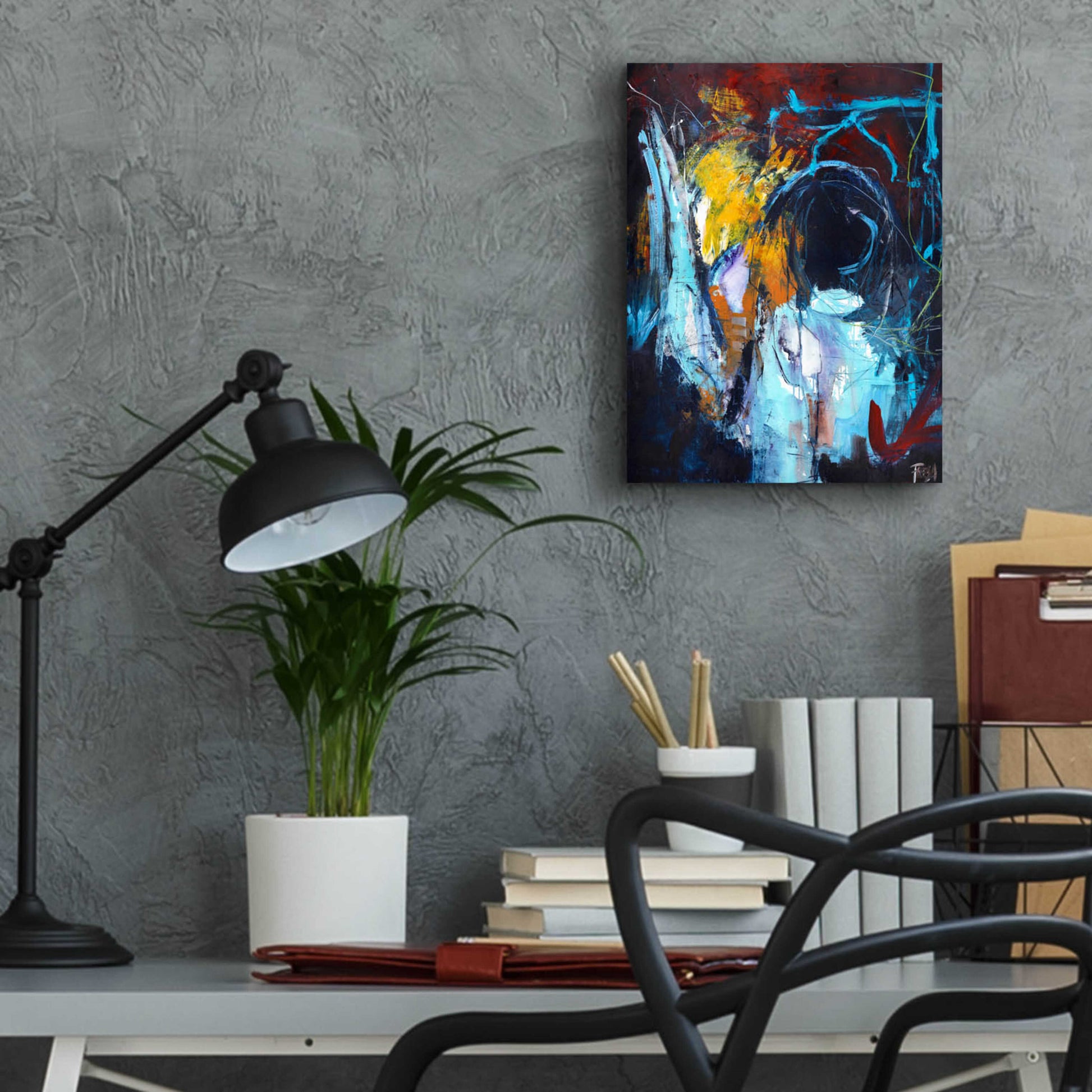 Epic Art 'Eye of the Storm' by Design Fabrikken, Acrylic Glass Wall Art,12x16