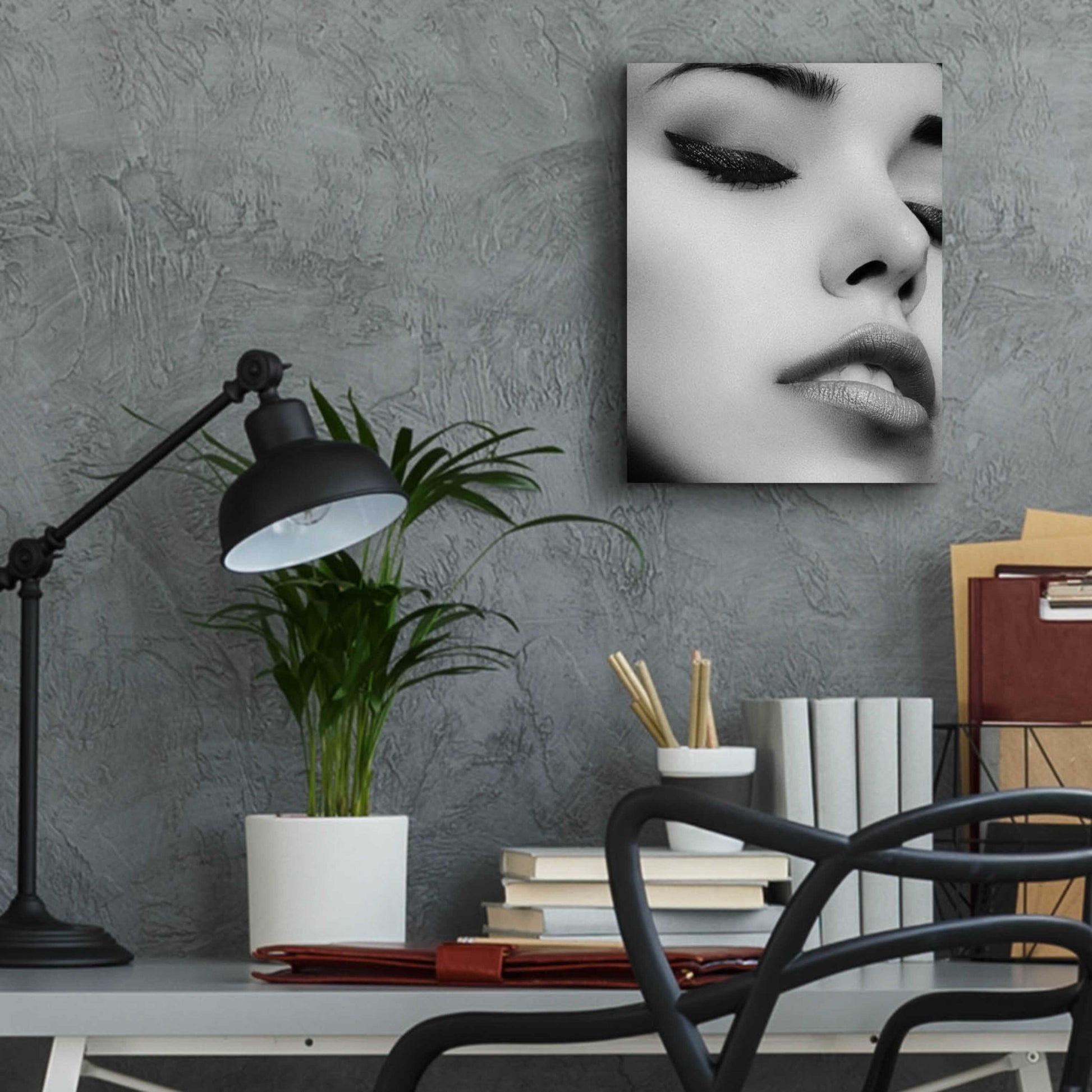 Epic Art 'Face 1' by Design Fabrikken, Acrylic Glass Wall Art,12x16