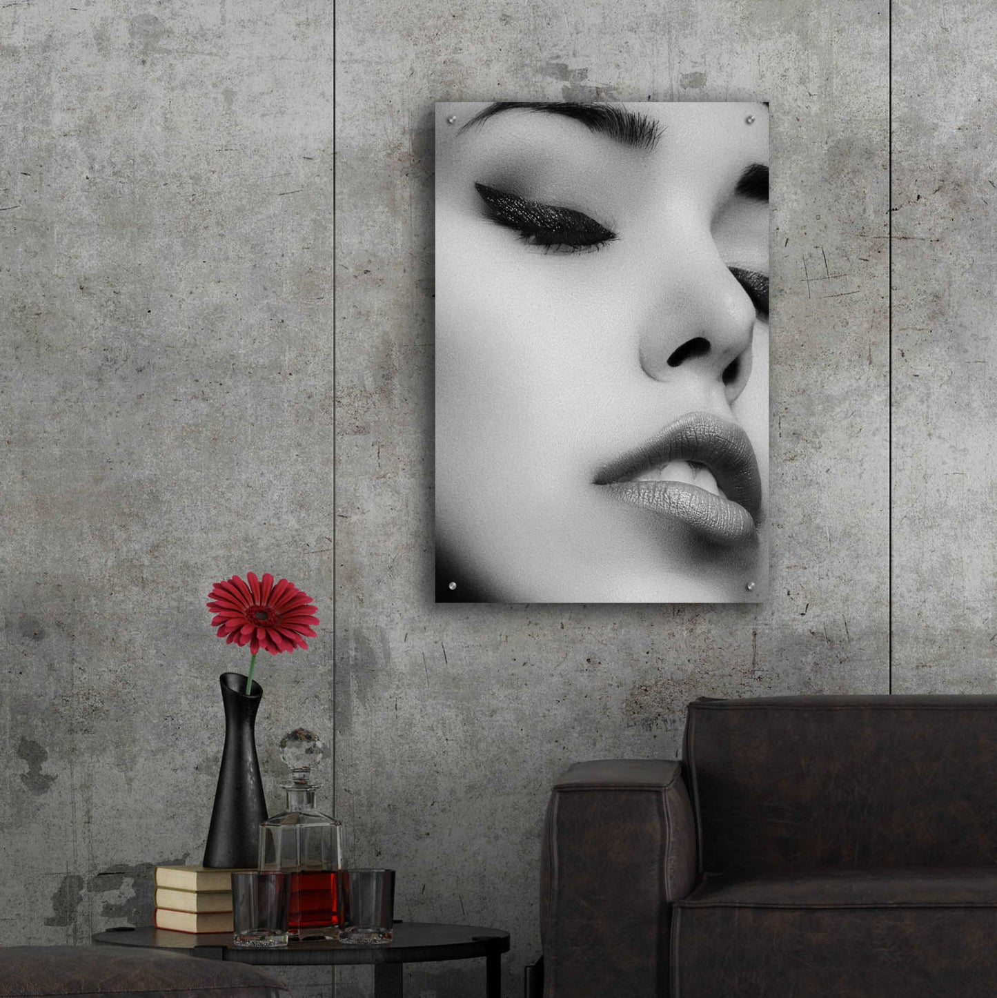 Epic Art 'Face 1' by Design Fabrikken, Acrylic Glass Wall Art,24x36