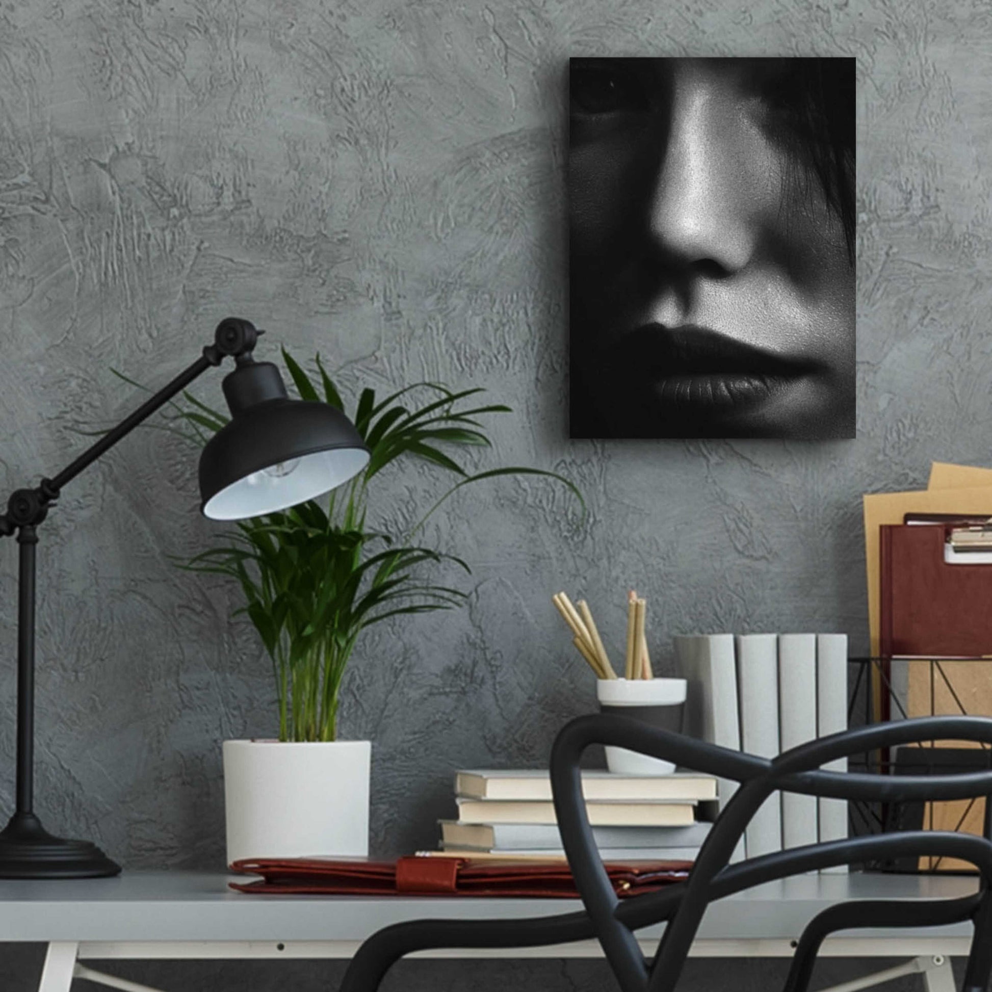 Epic Art 'Face 2' by Design Fabrikken, Acrylic Glass Wall Art,12x16