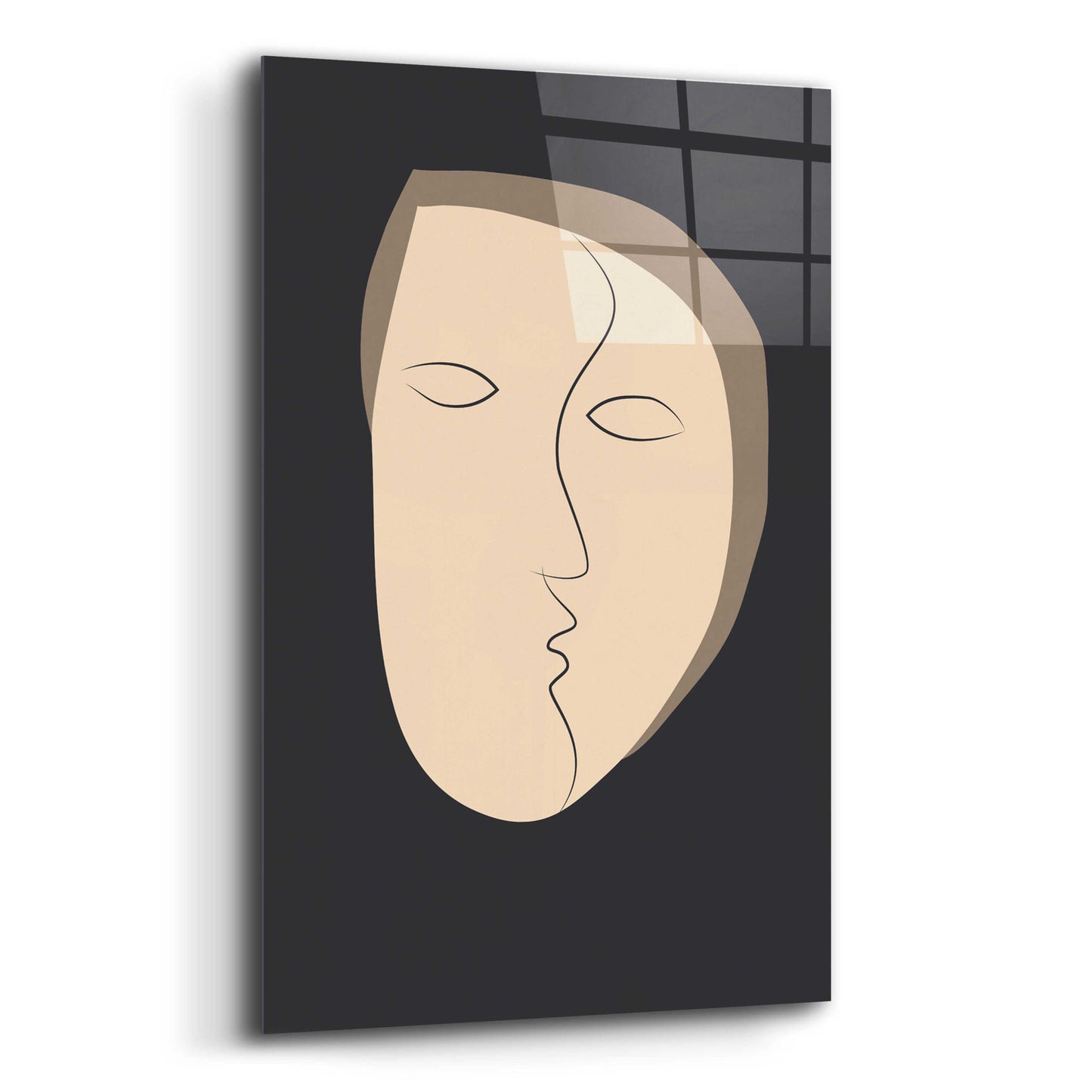 Epic Art 'Face It 1' by Design Fabrikken, Acrylic Glass Wall Art,12x16