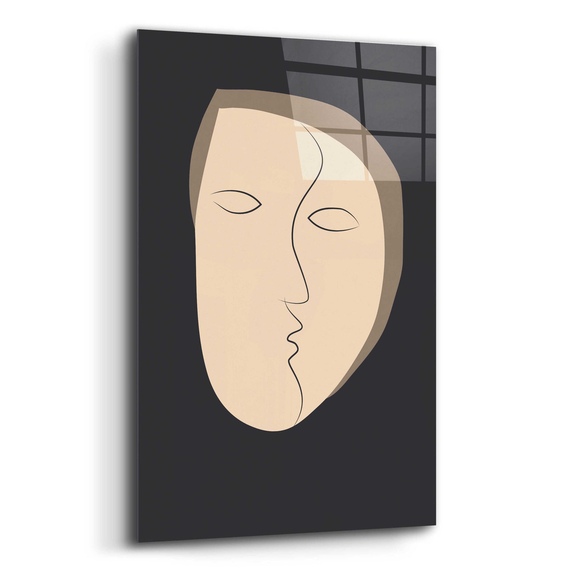 Epic Art 'Face It 1' by Design Fabrikken, Acrylic Glass Wall Art,12x16