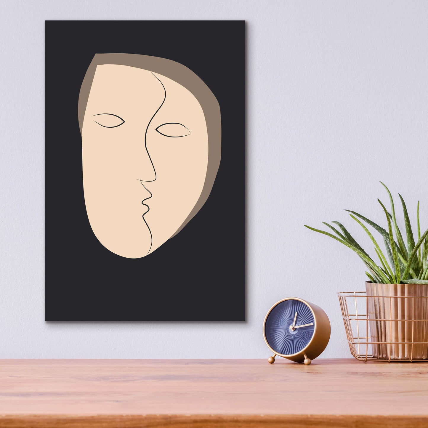 Epic Art 'Face It 1' by Design Fabrikken, Acrylic Glass Wall Art,12x16