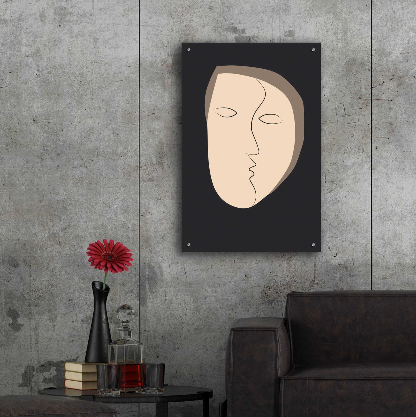 Epic Art 'Face It 1' by Design Fabrikken, Acrylic Glass Wall Art,24x36